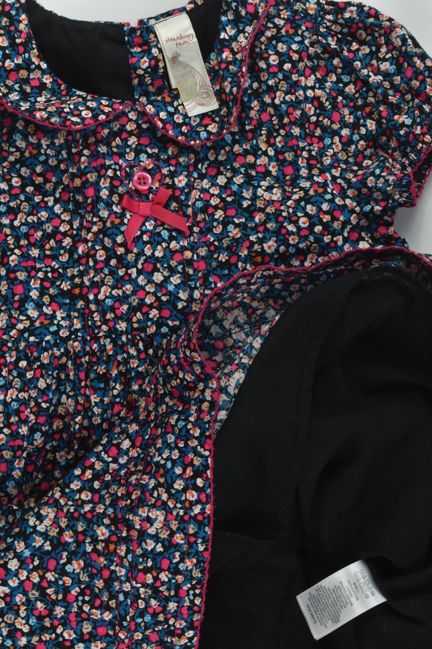 Strawberry Faire Size 4 Lined Floral Dress