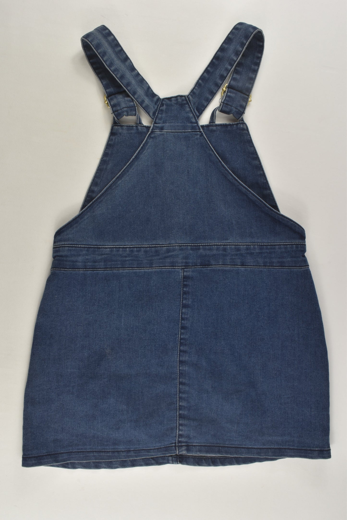 Sucre D'Orge Size 3 ' Enjoy Your Life' Denim Dress