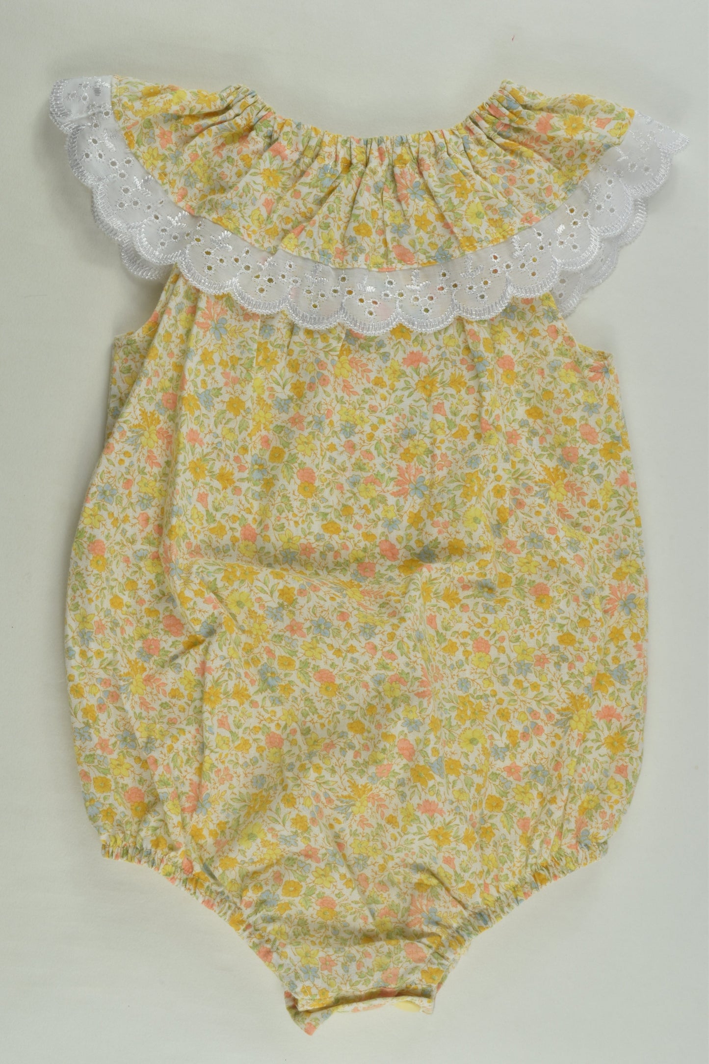 Sugar Plum Tree Size 0 Floral Romper