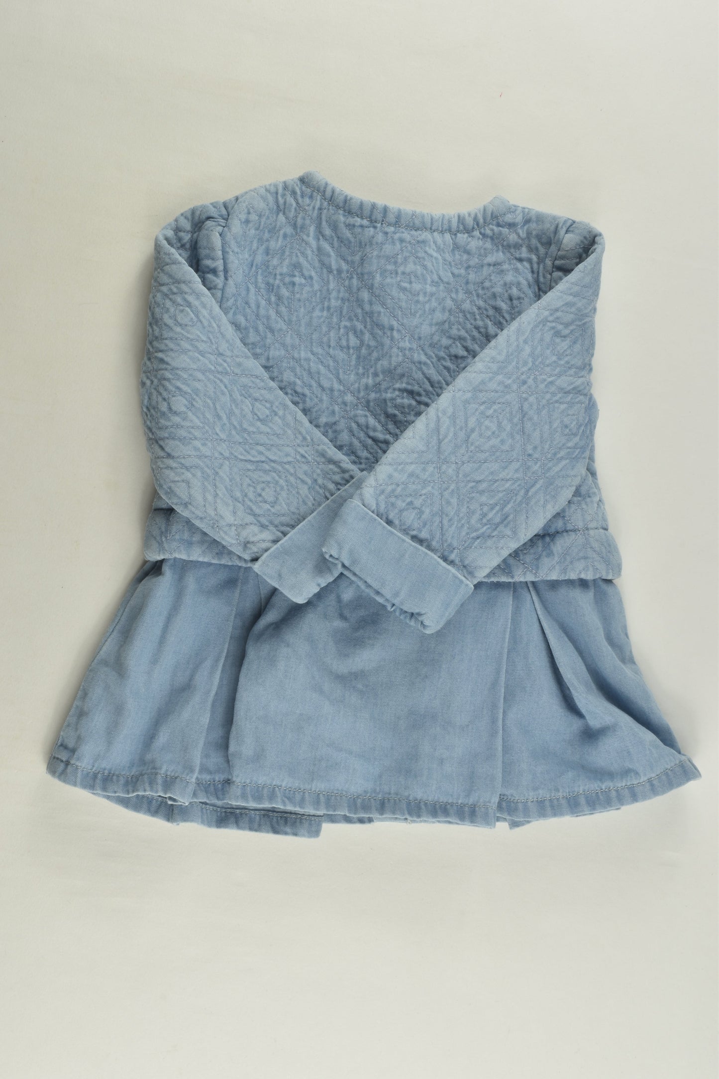 Tahari Baby Size 00 Denim Dress