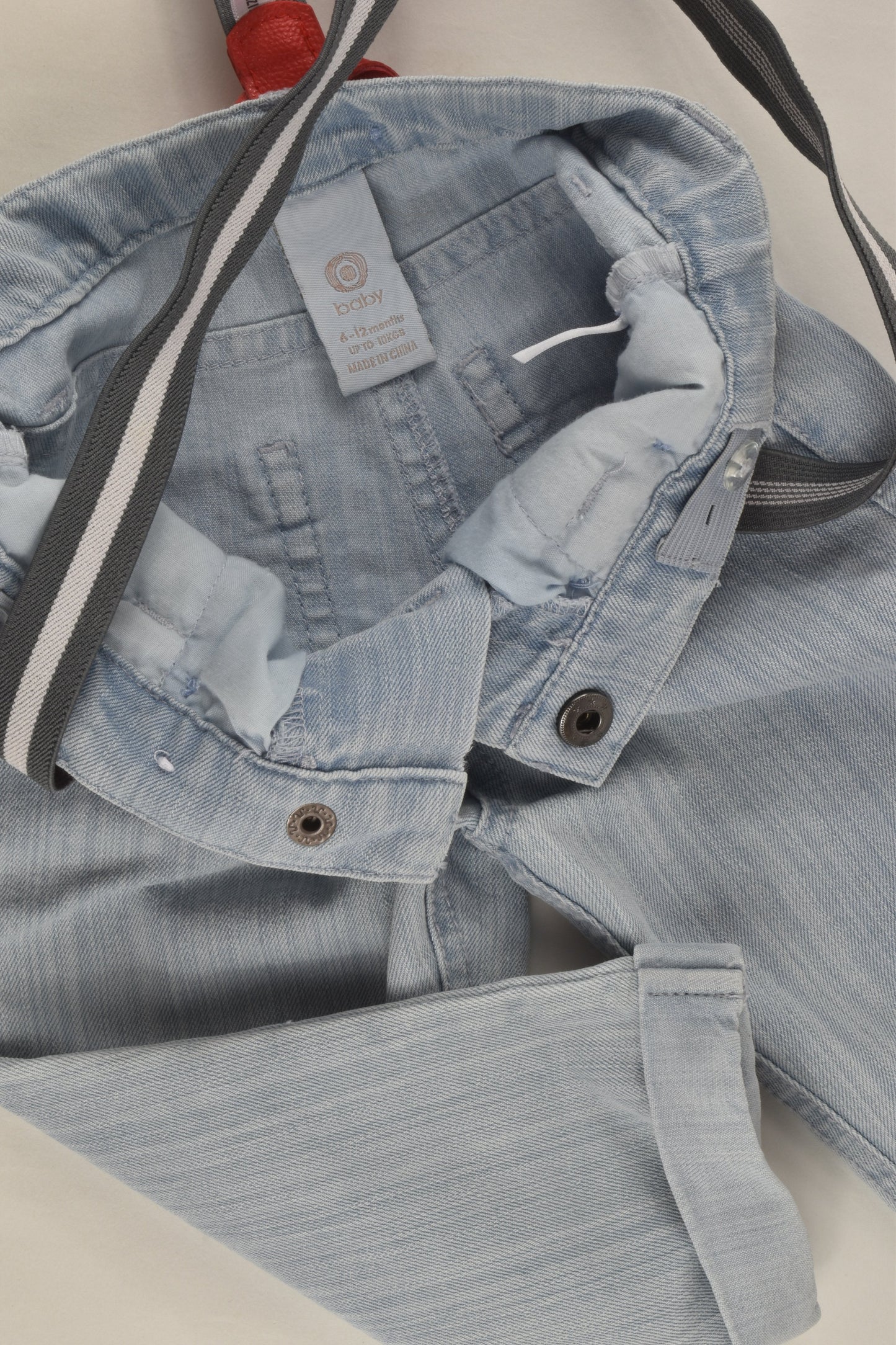 Target Size 0 Suspender Denim Pants