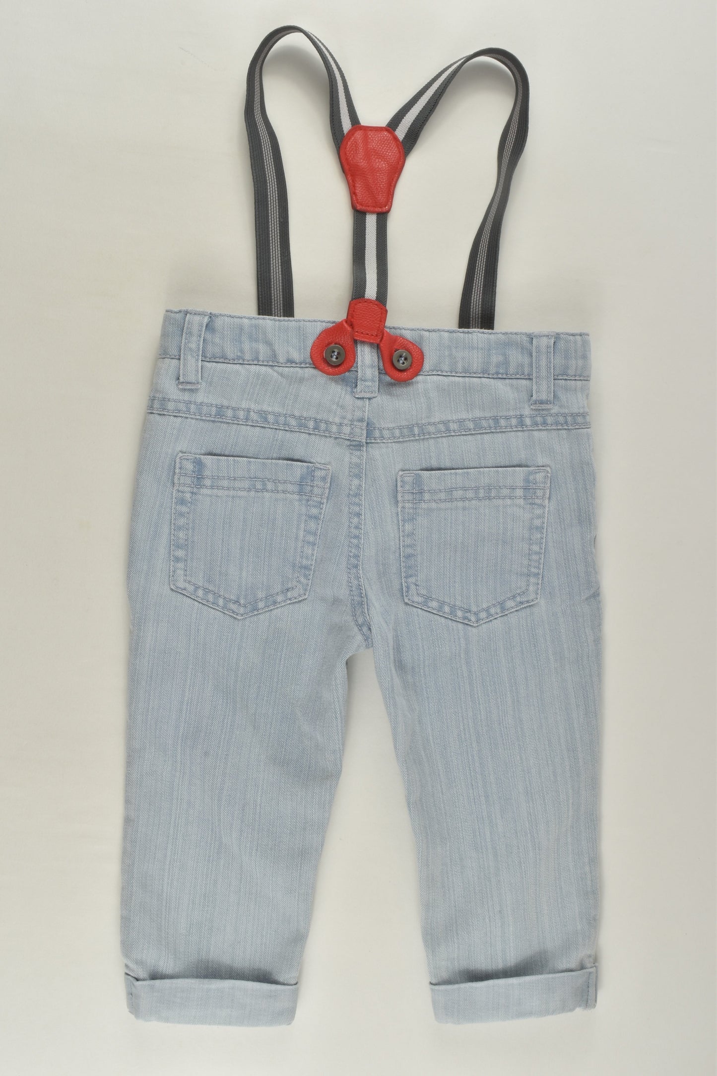 Target Size 0 Suspender Denim Pants