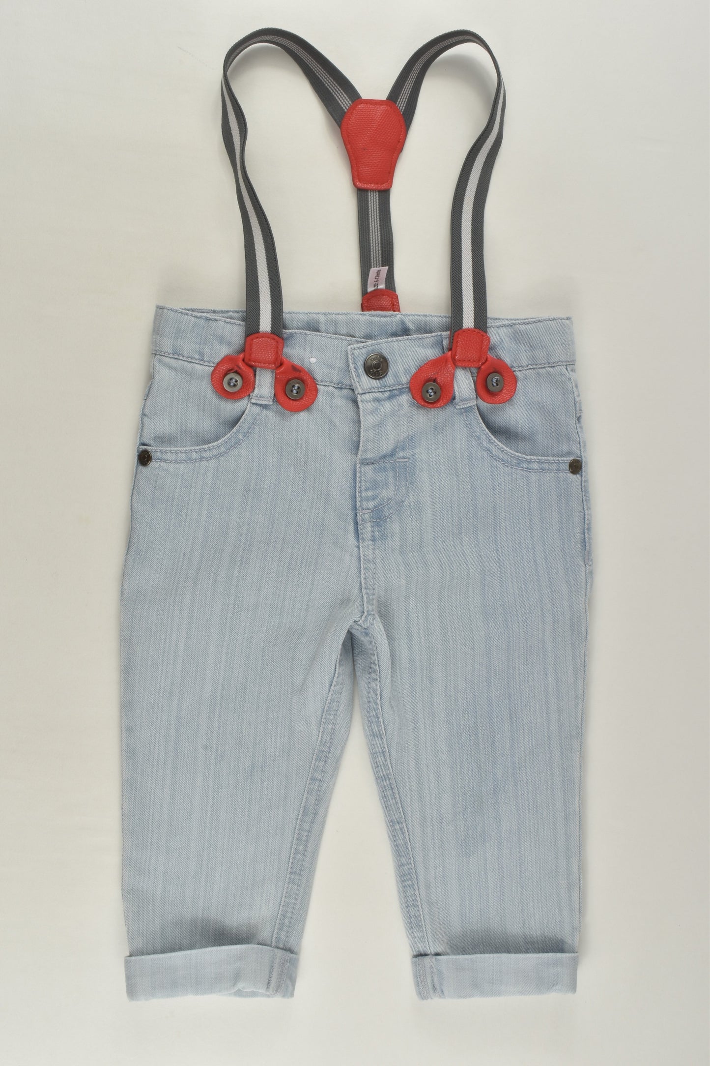 Target Size 0 Suspender Denim Pants