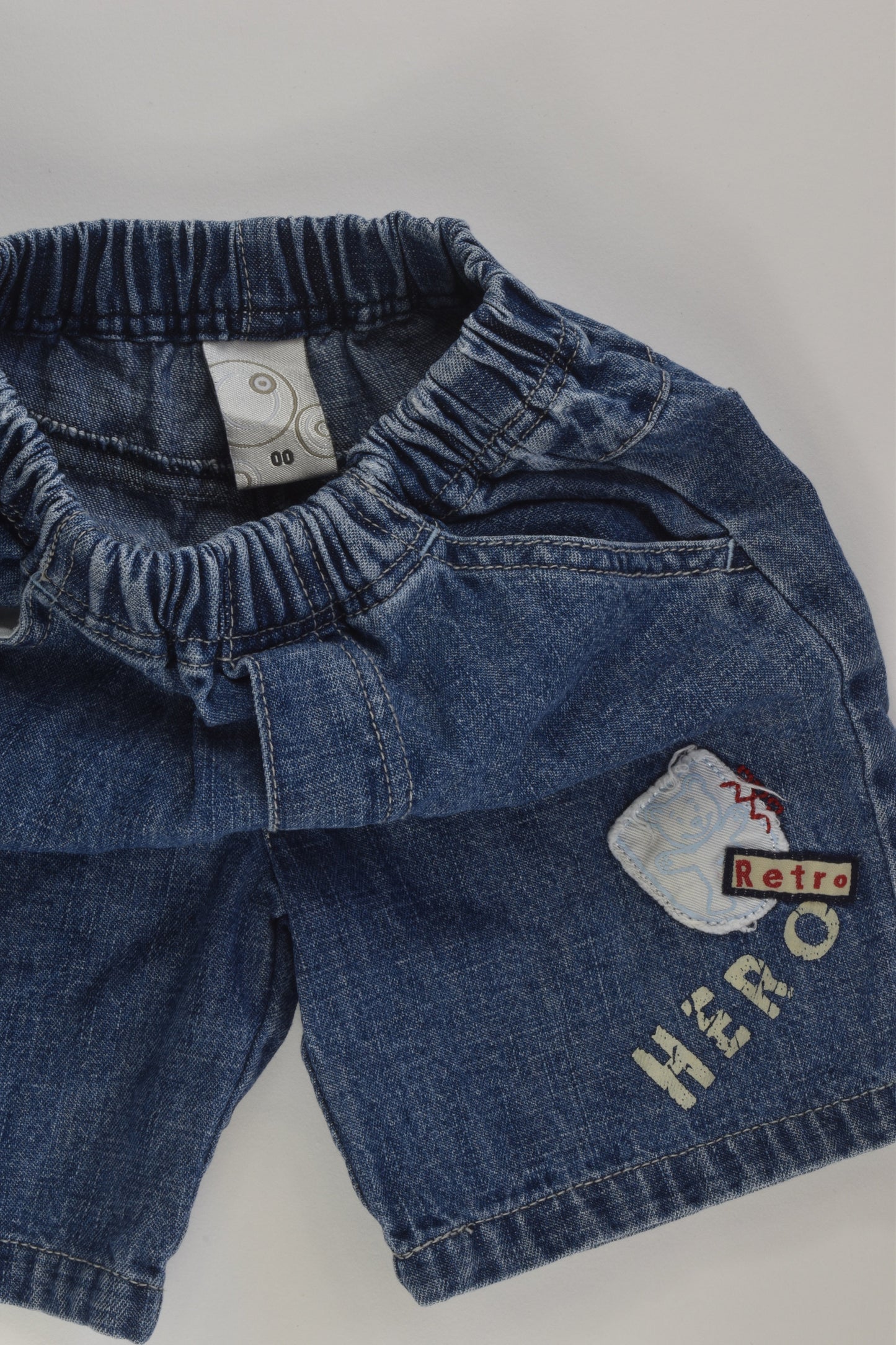 Target Size 00 'Retro Hero' Denim Shorts