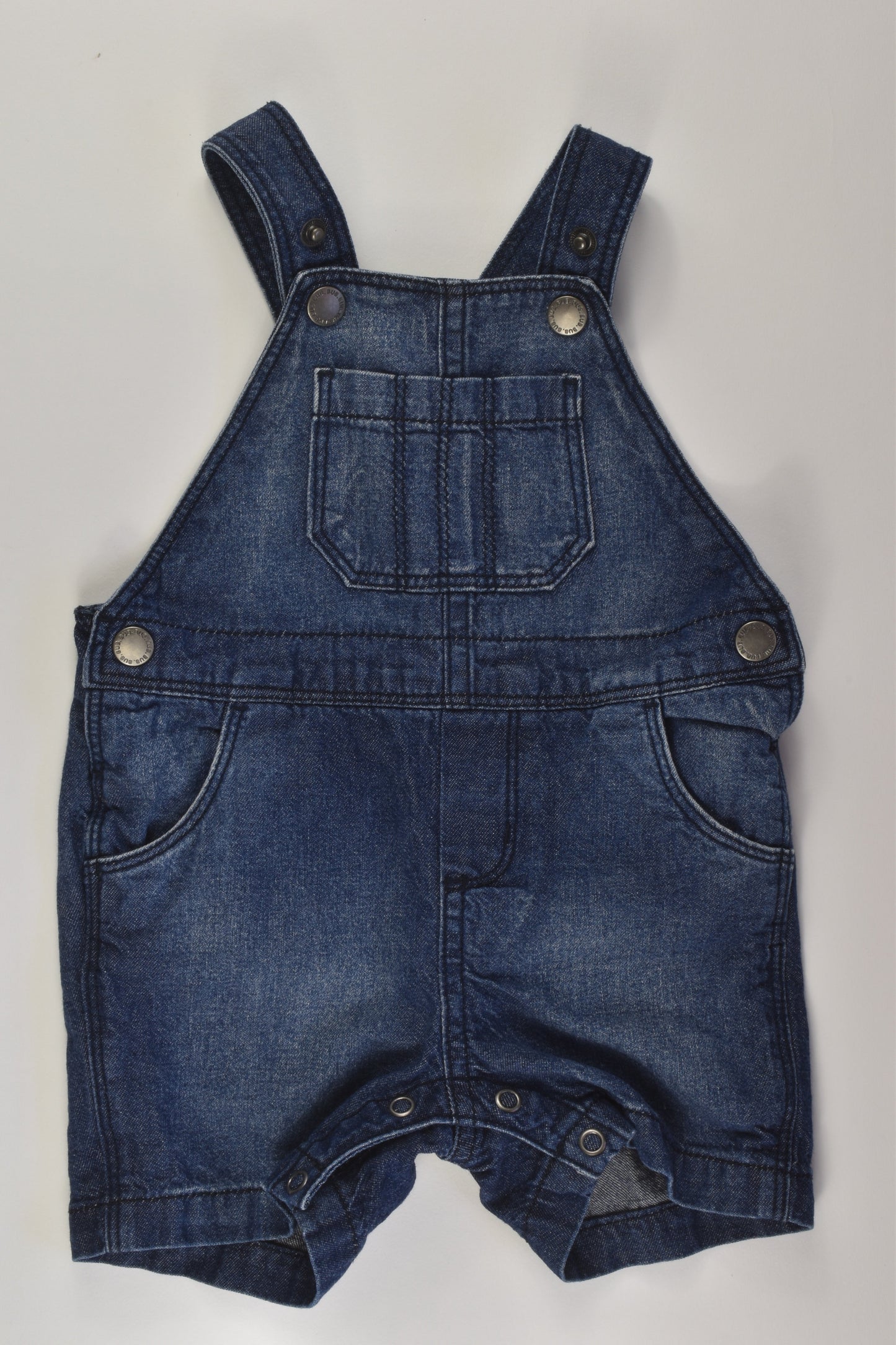 Target Size 00 Short Denim Overalls