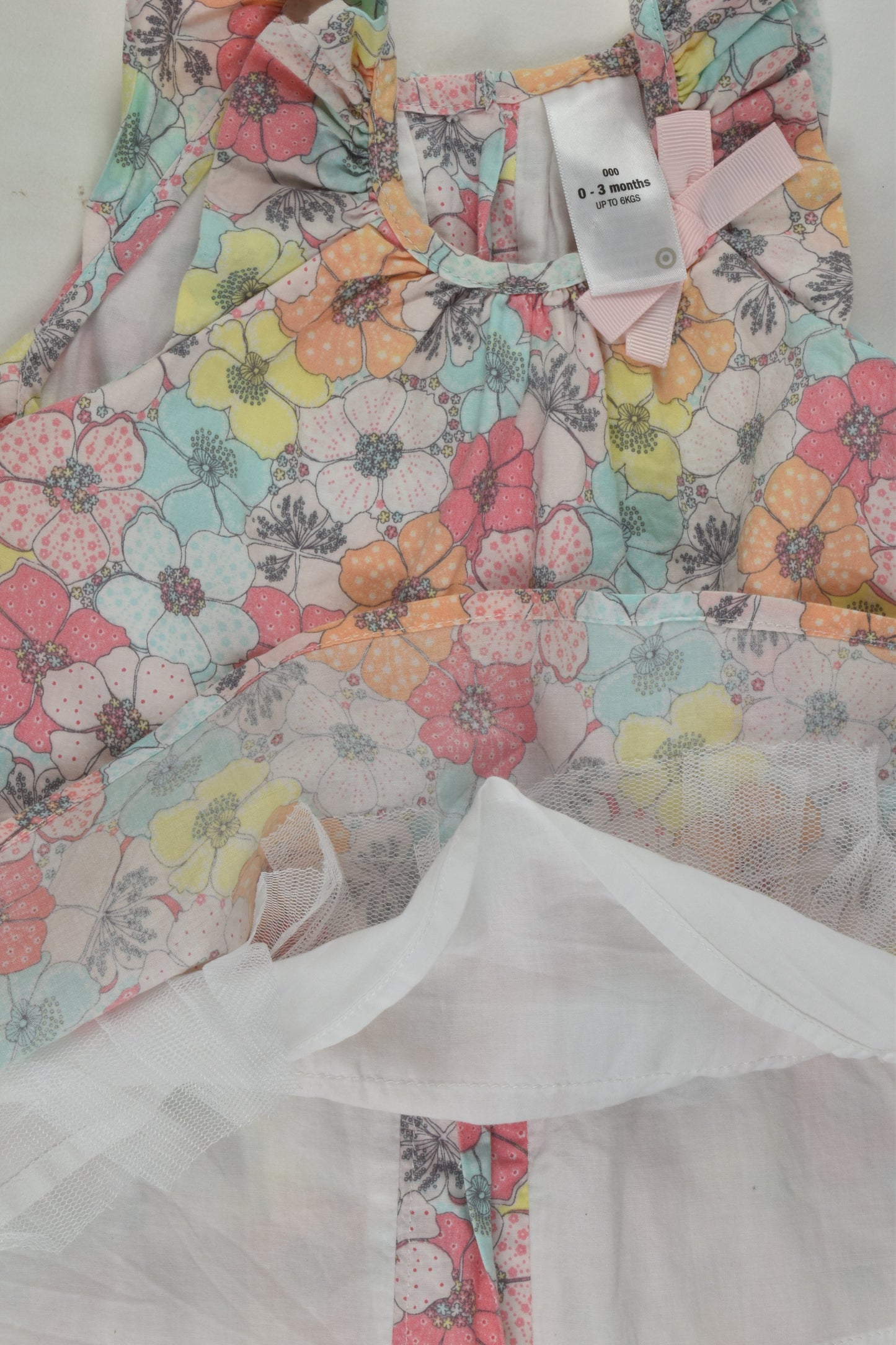 Target Size 000 Lined Floral Dress