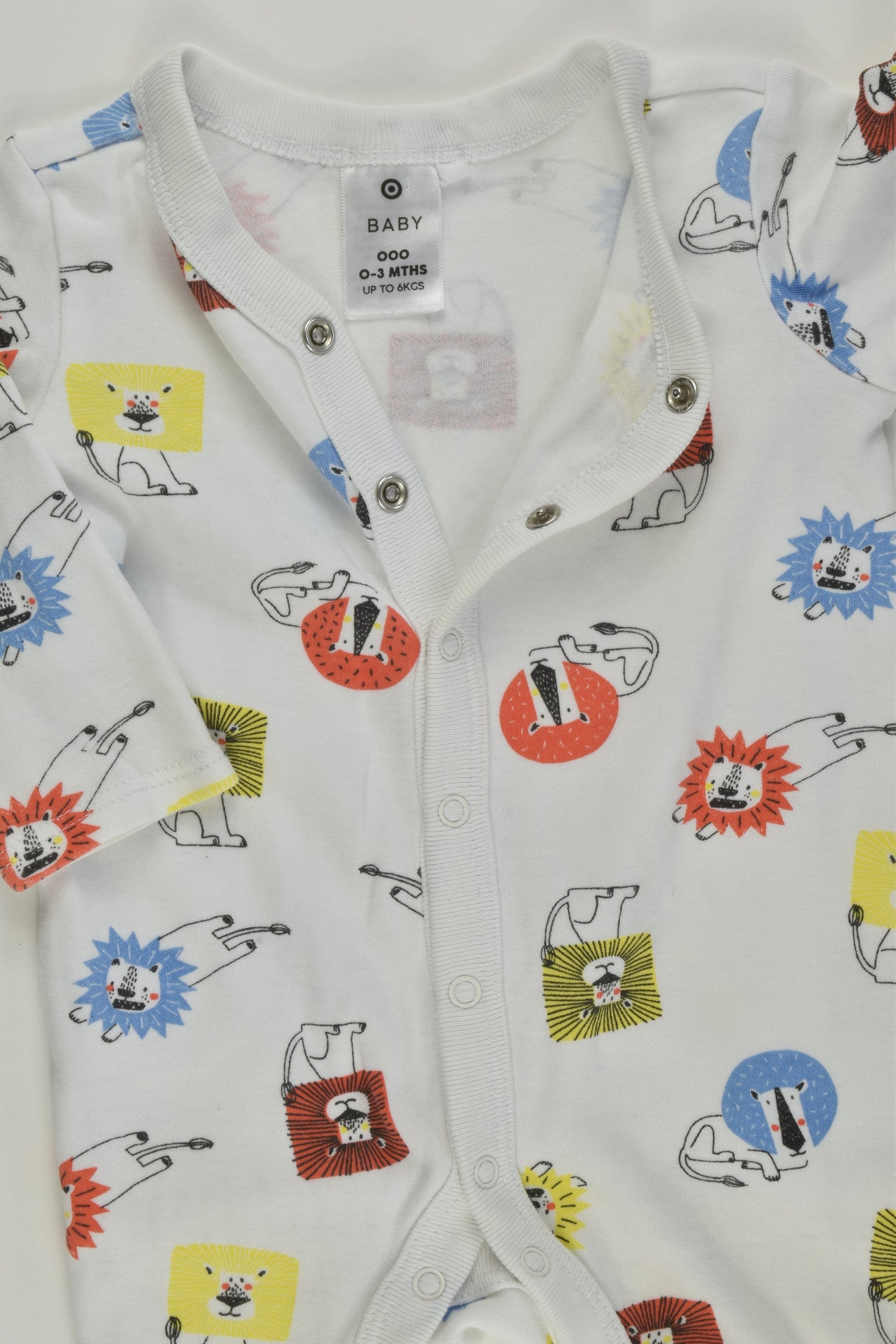 Target Size 000 Lion Romper