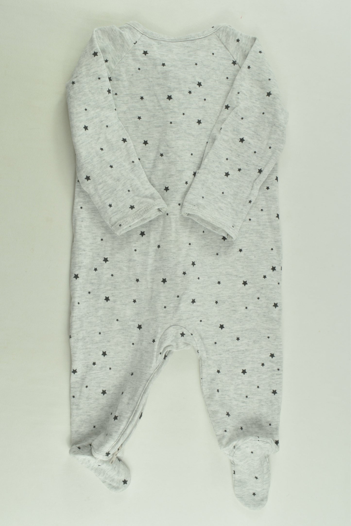 Target Size 000 Organic Stars Footed Romper