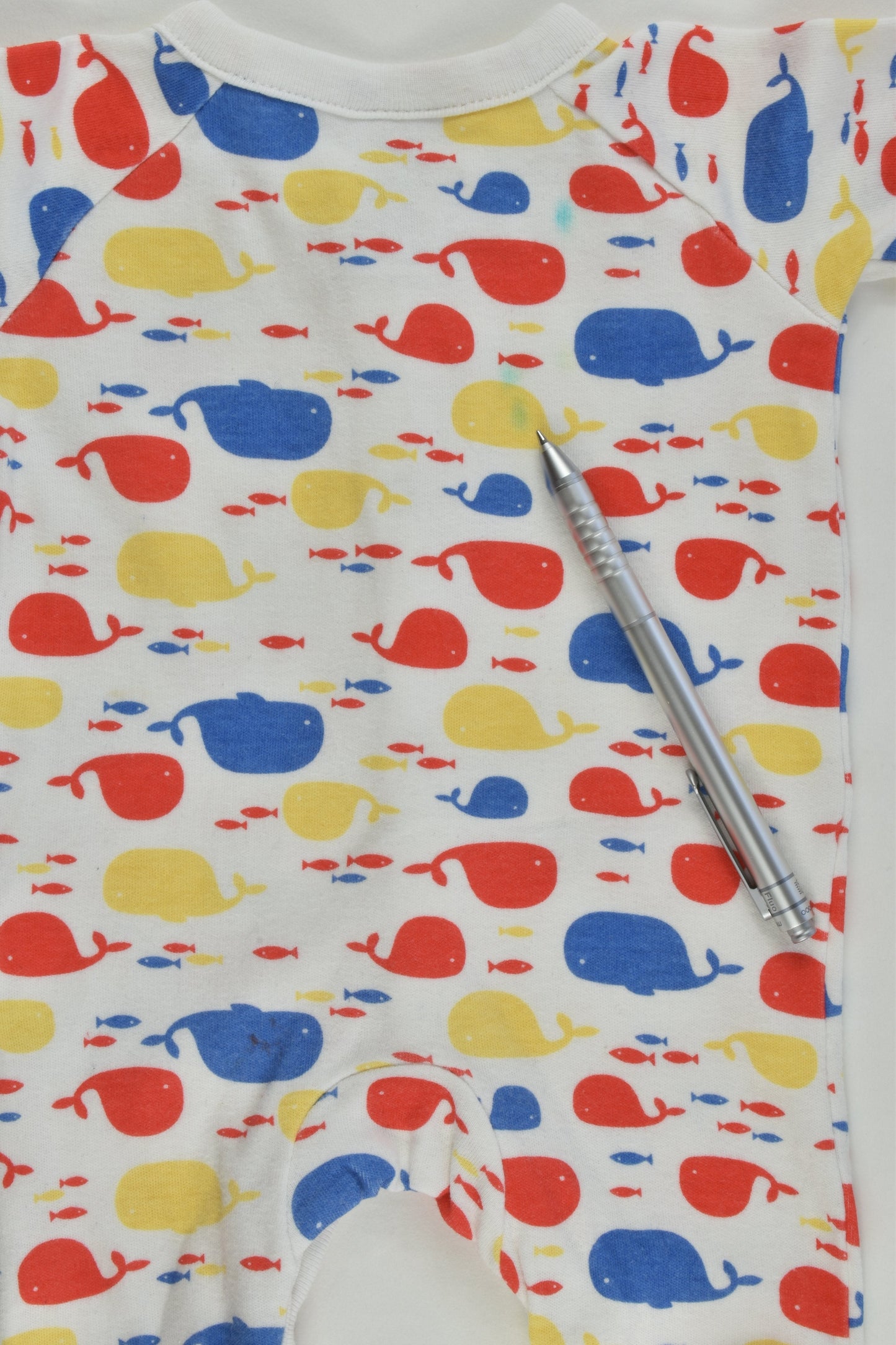 Target Size 0000 Whale Footed Romper