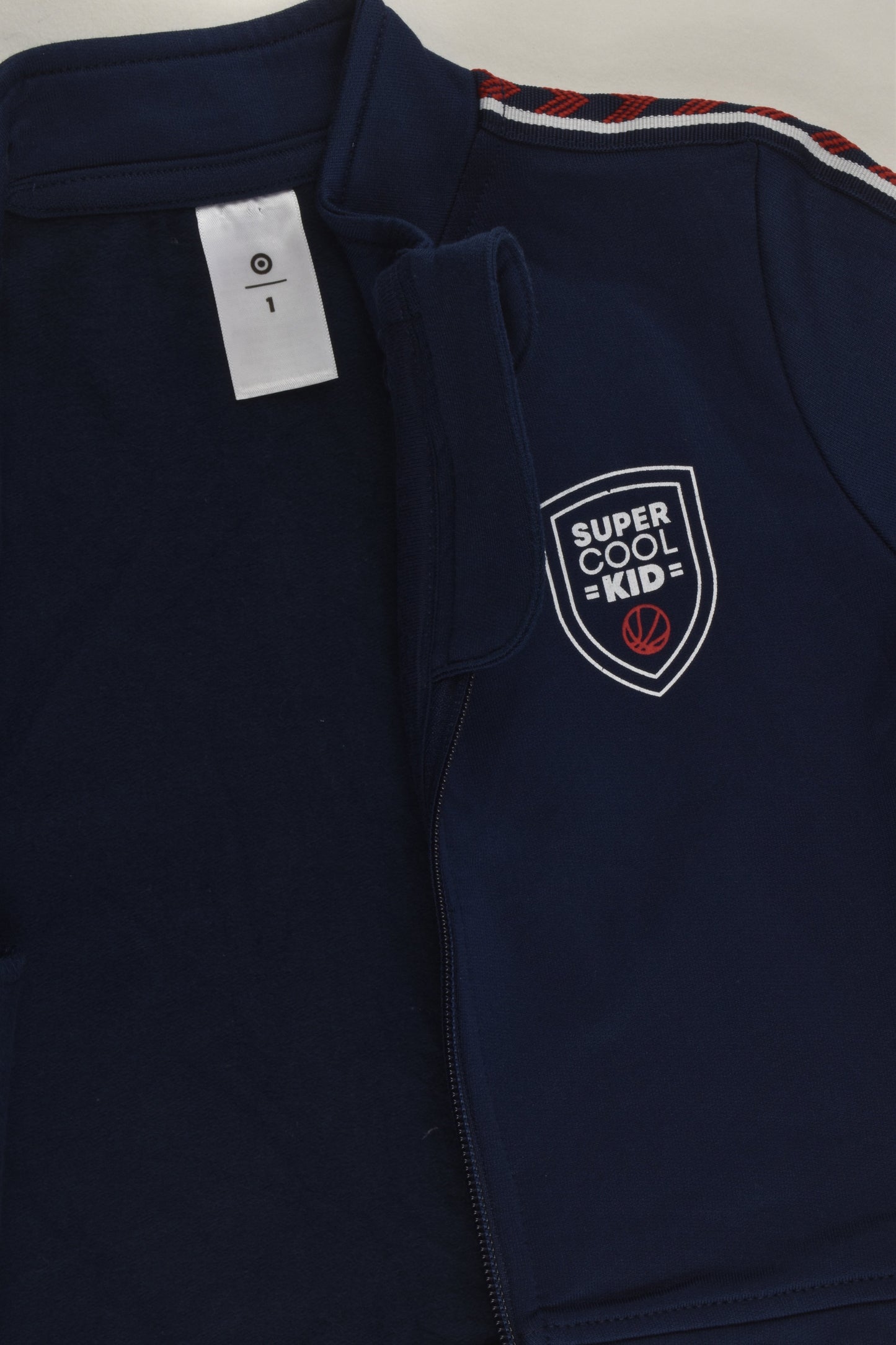 Target Size 1 'Super Cool Kid' Zip Jumper