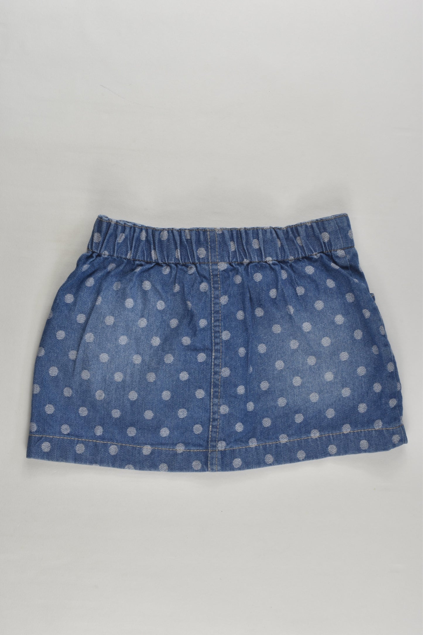 Target Size 3 Polka Dots Denim Skirt