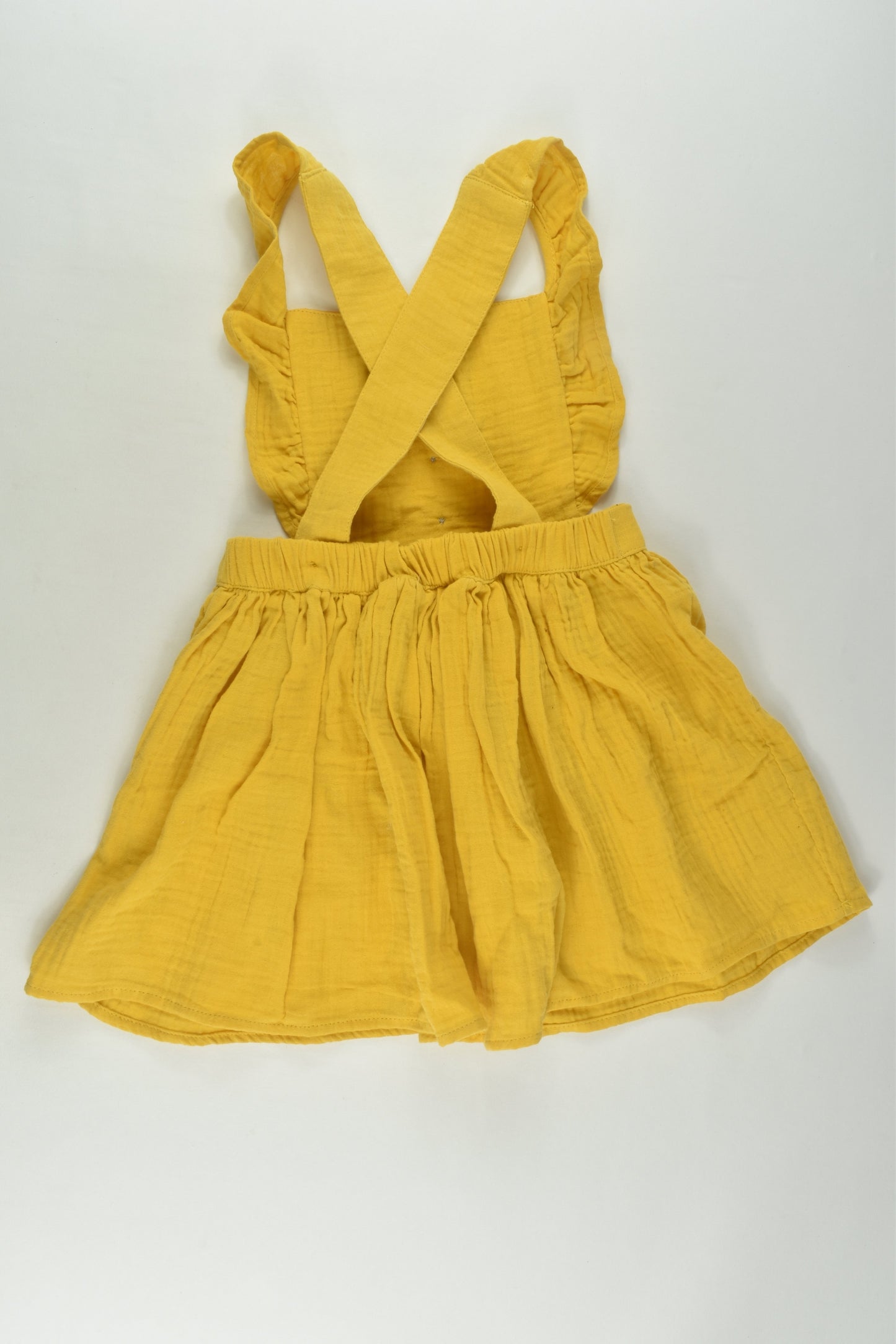 Target Size 4 Mustard Muslin Dress