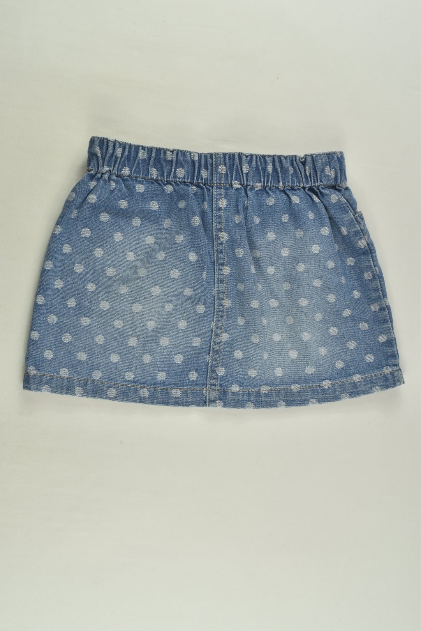 Target Size 4 Polka Dots Denim Skirt