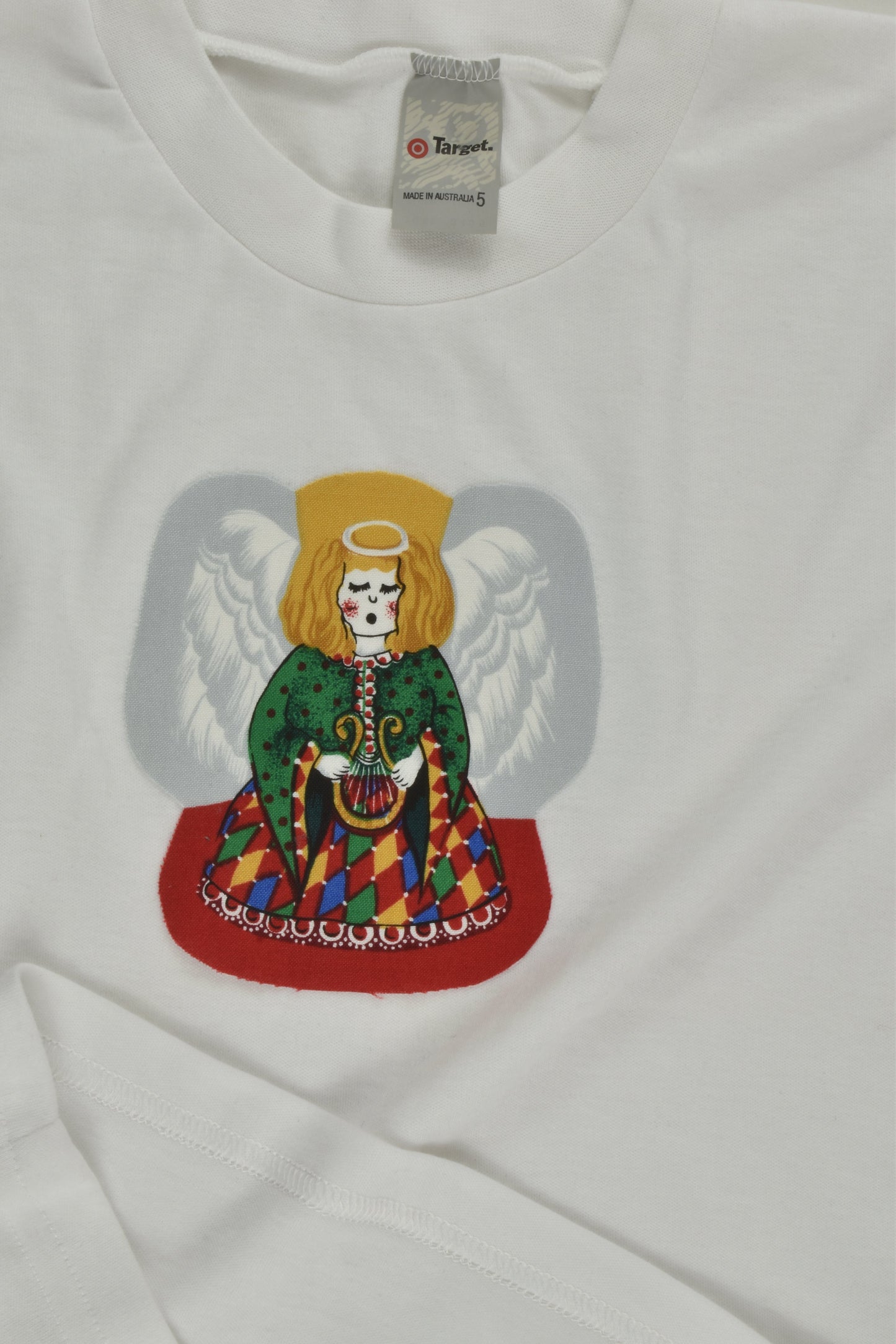 Target Size 5 Upcycled Christmas T-shirt
