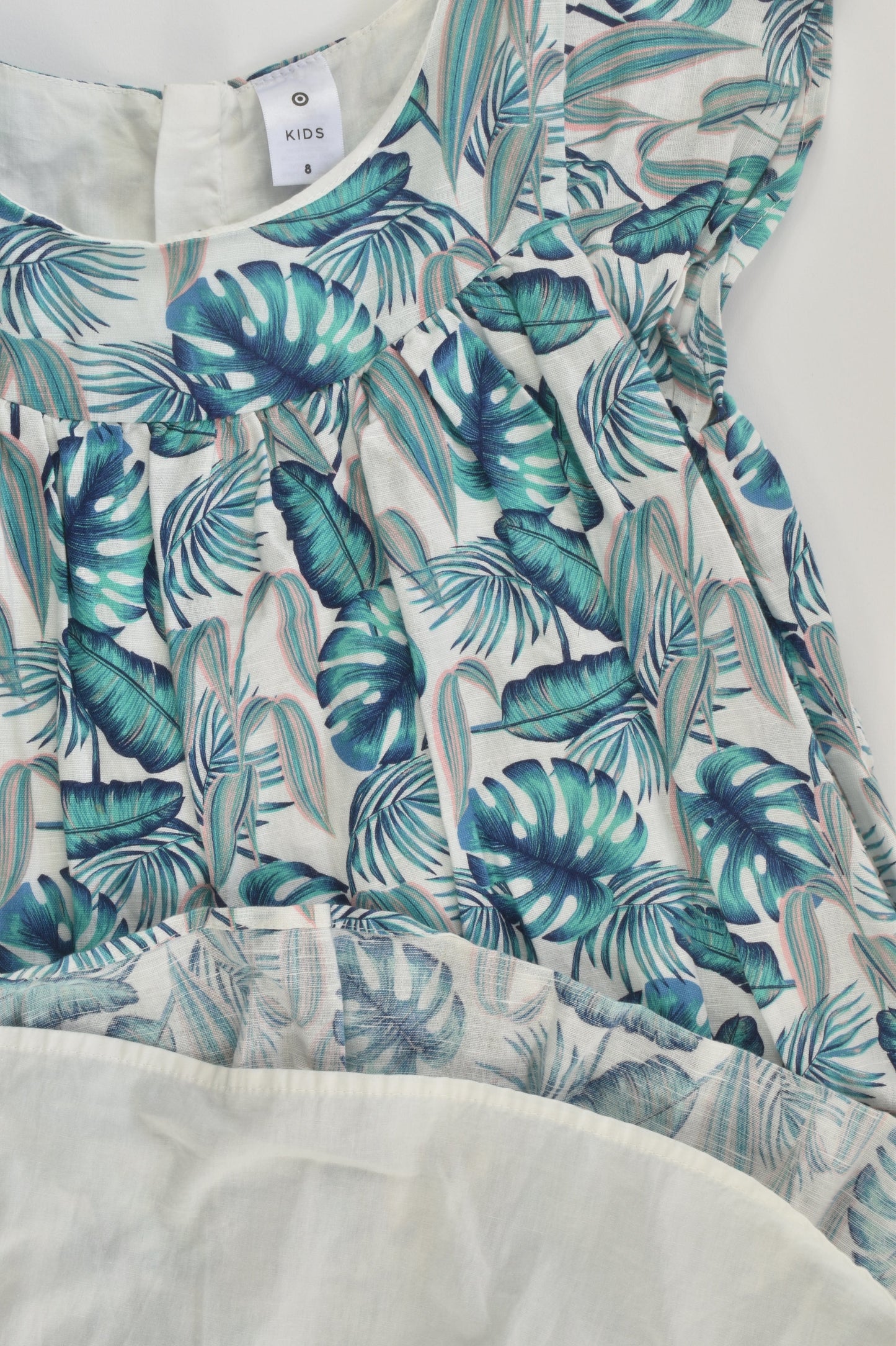 Target Size 8 Lined Linen Blend Dress