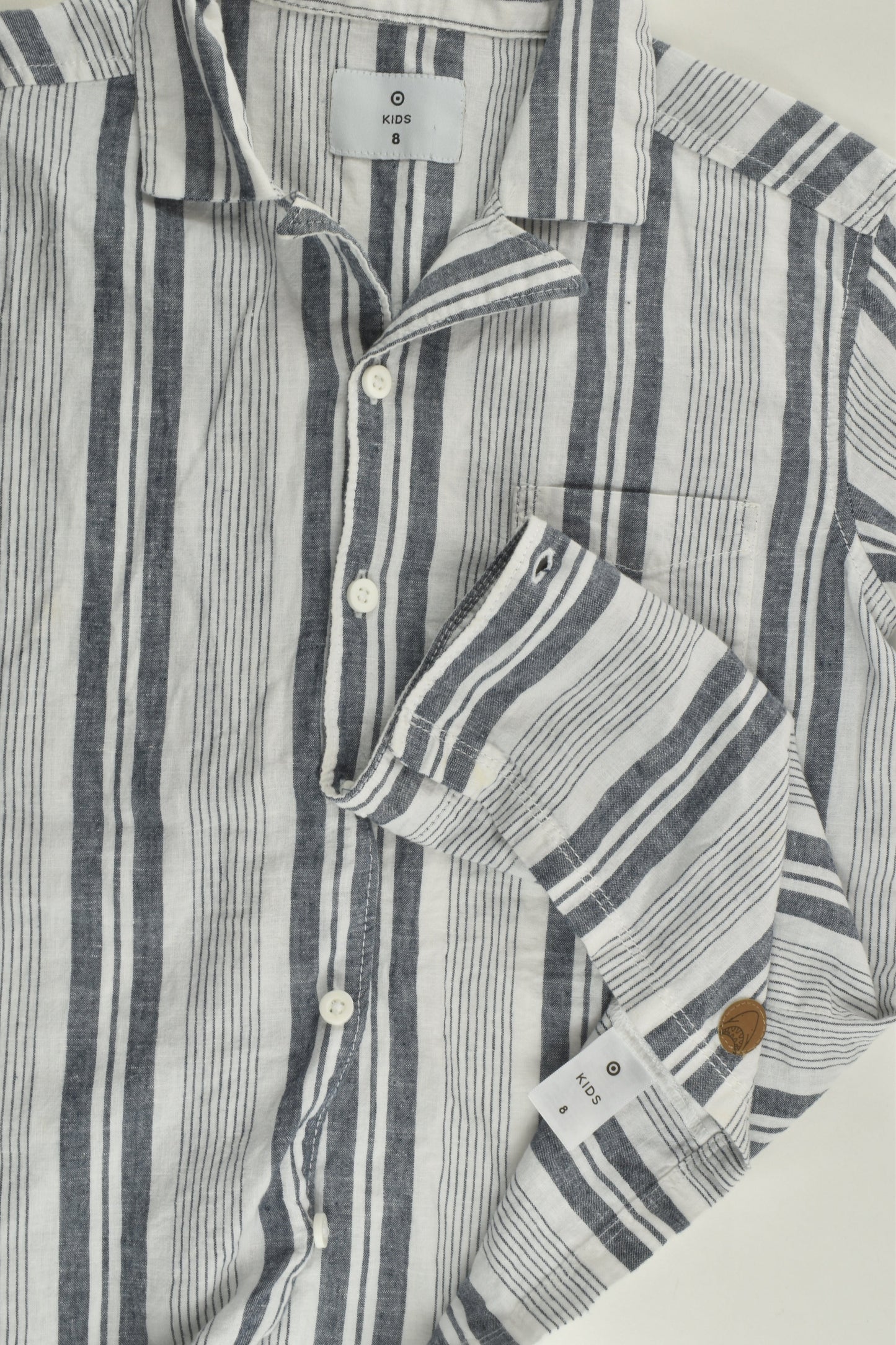 Target Size 8 Linen Blend Shirt