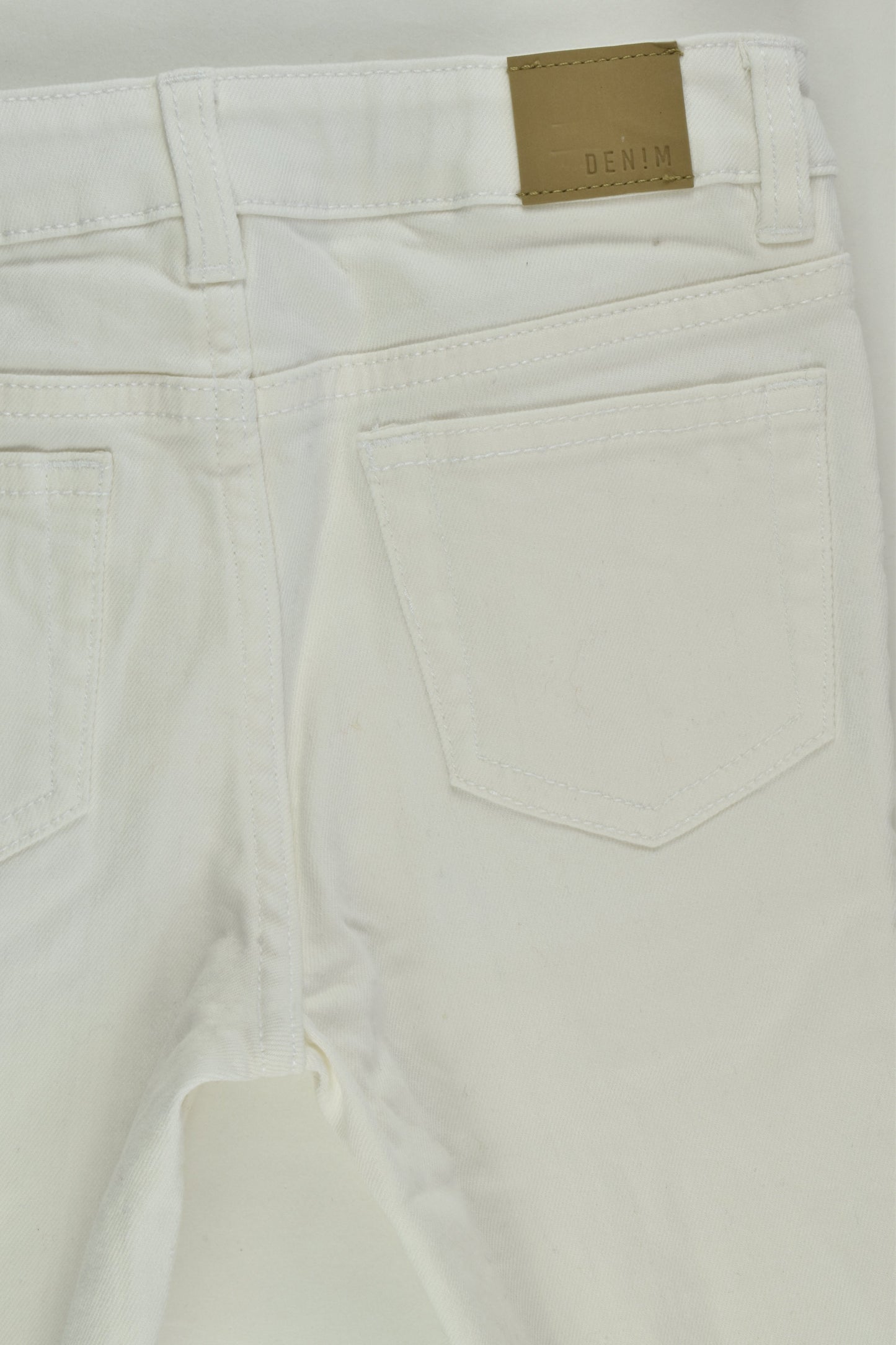 Target Size 8 Stretchy White Denim Shorts