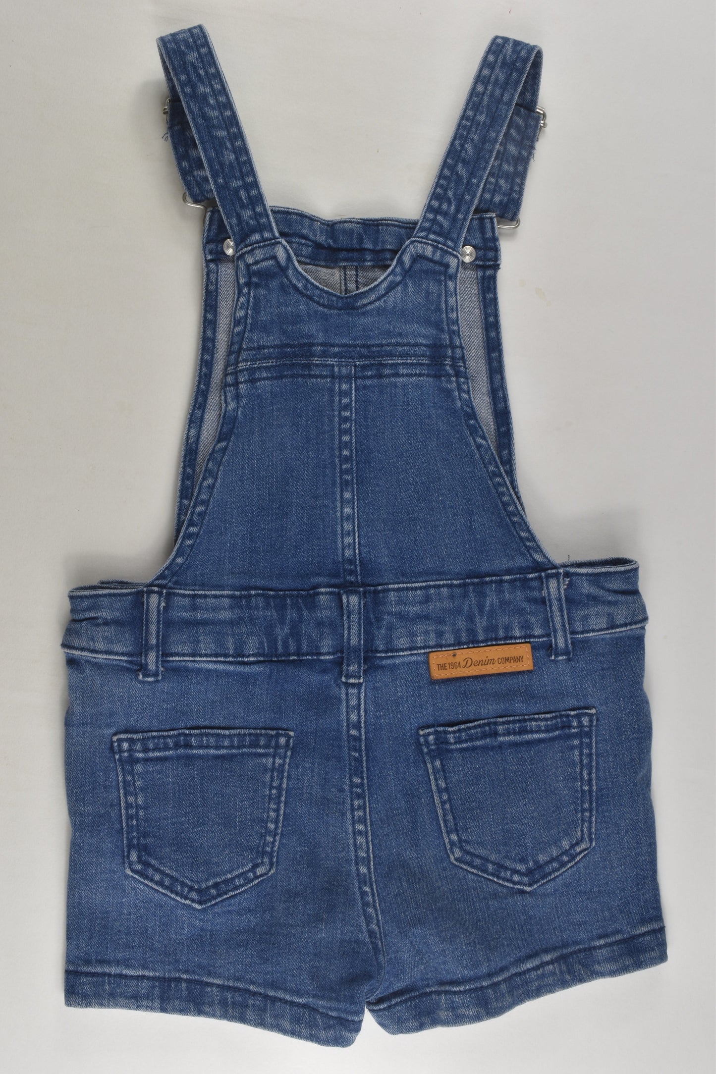 The 1964 Denim Company Size 4 Short Denim Overalla