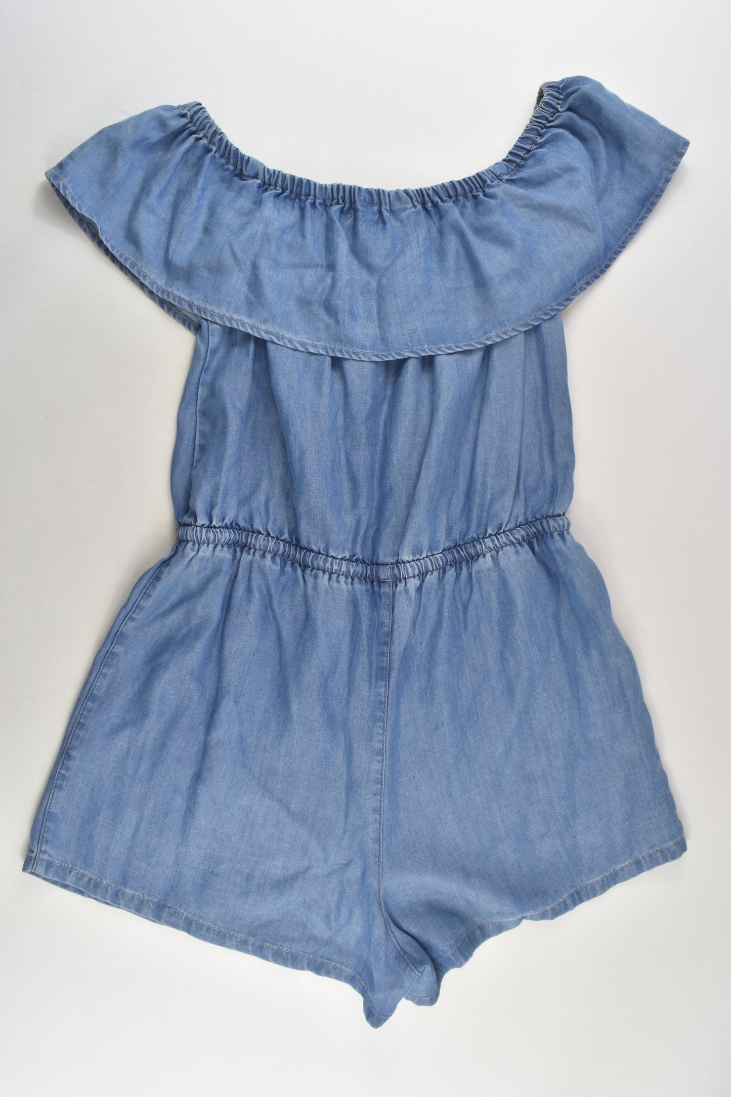 Tilii Size 14 Lightweight Denim Playsuit