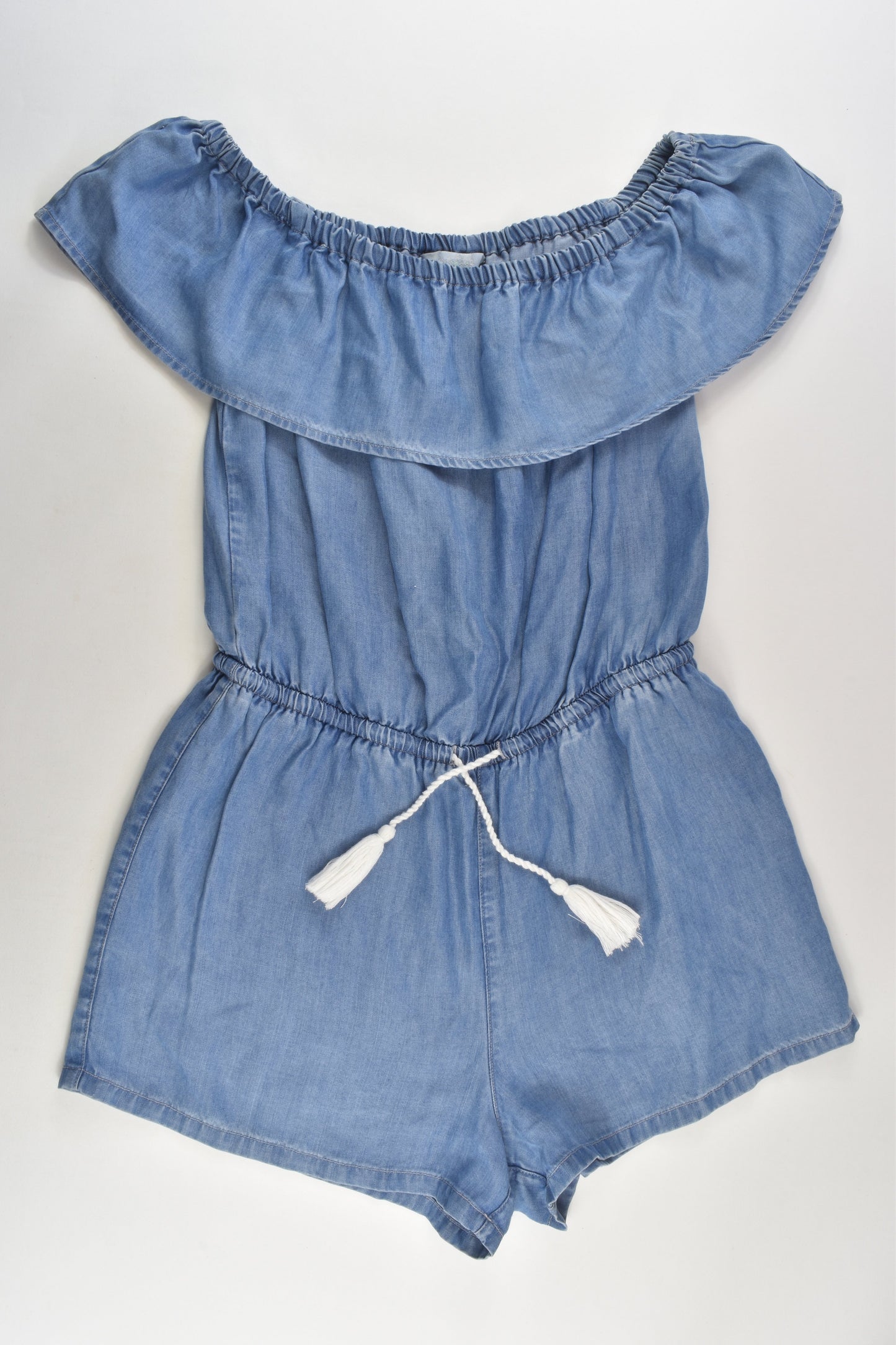 Tilii Size 14 Lightweight Denim Playsuit