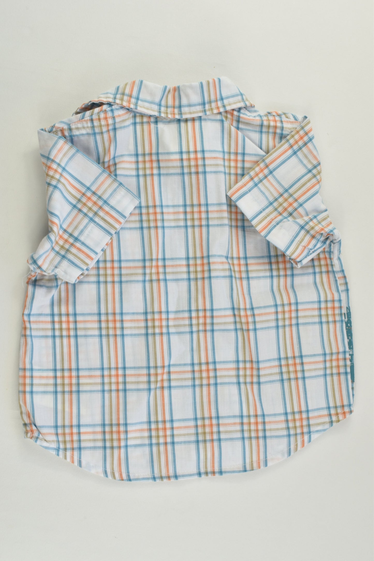 Timberland Size 00 (3/6 months) Checked Shirt