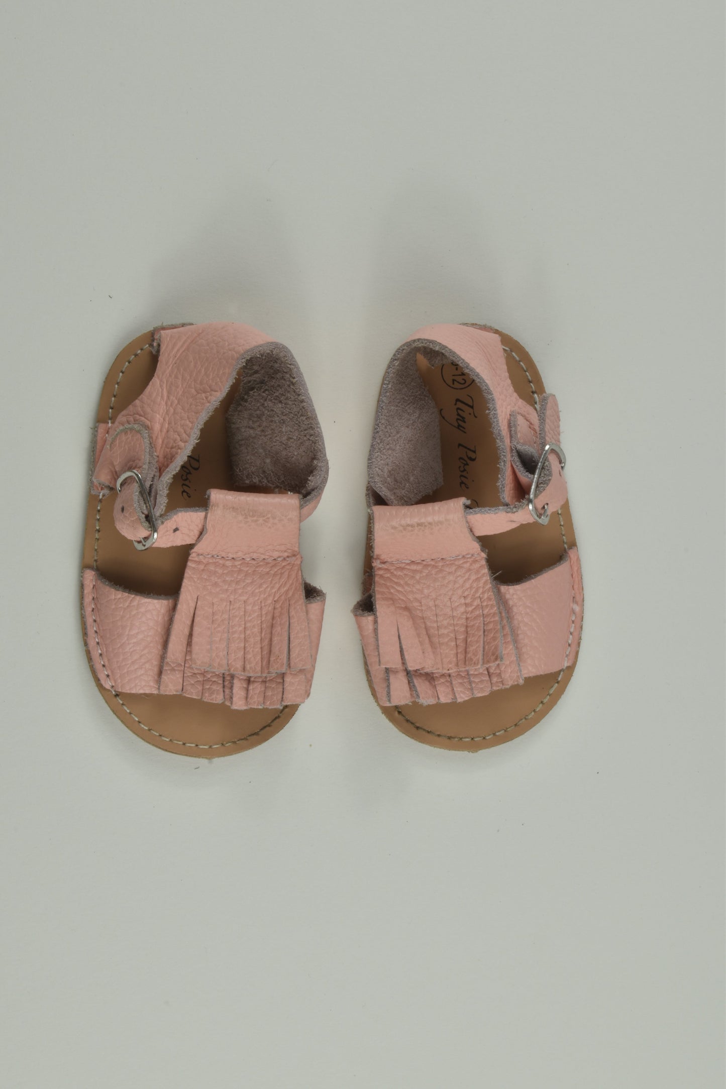 Tiny Posie Tots Size 3 Leather Sandals