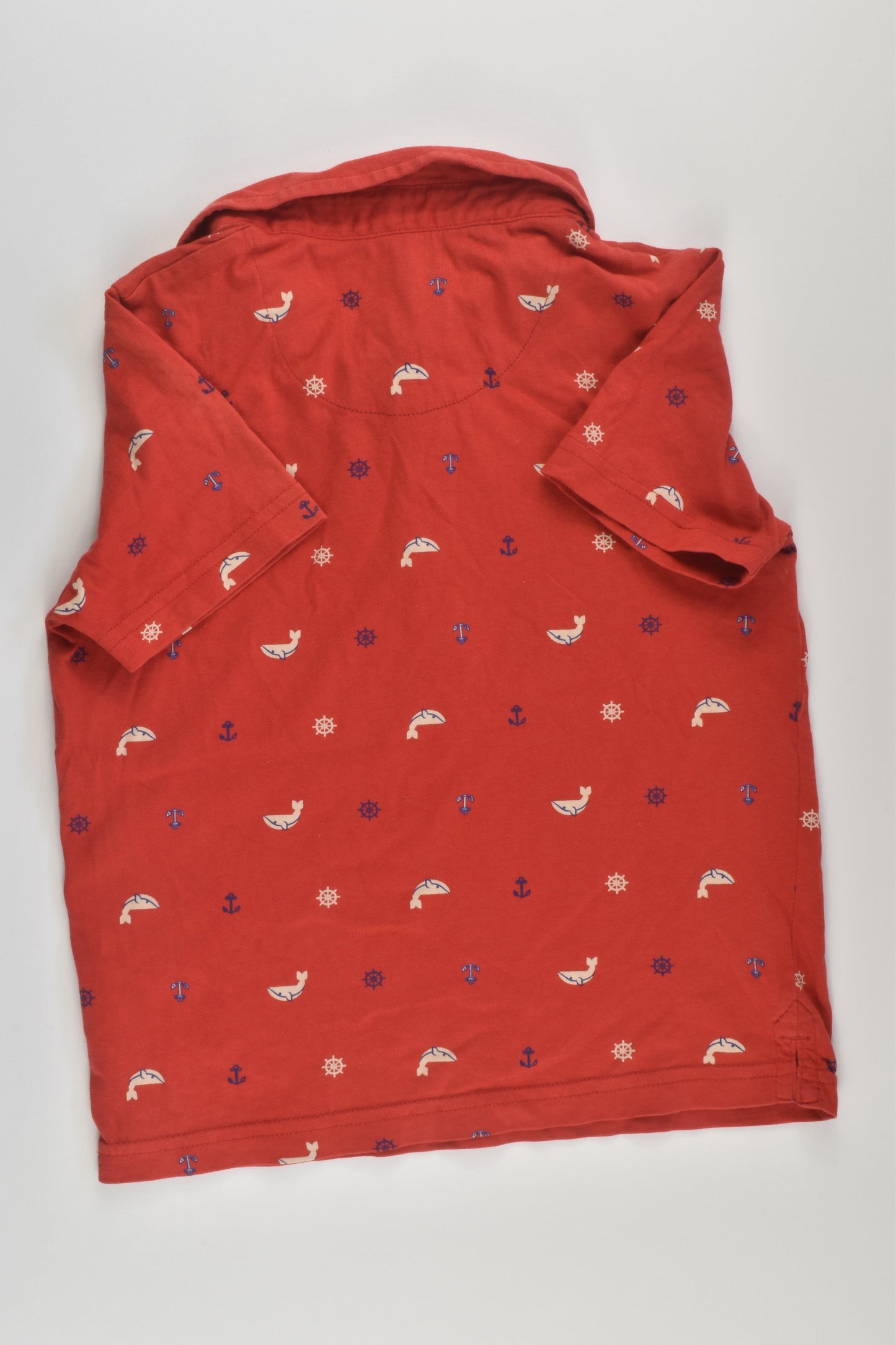 Tu Size 2-3 Nautical Collared T-shirt