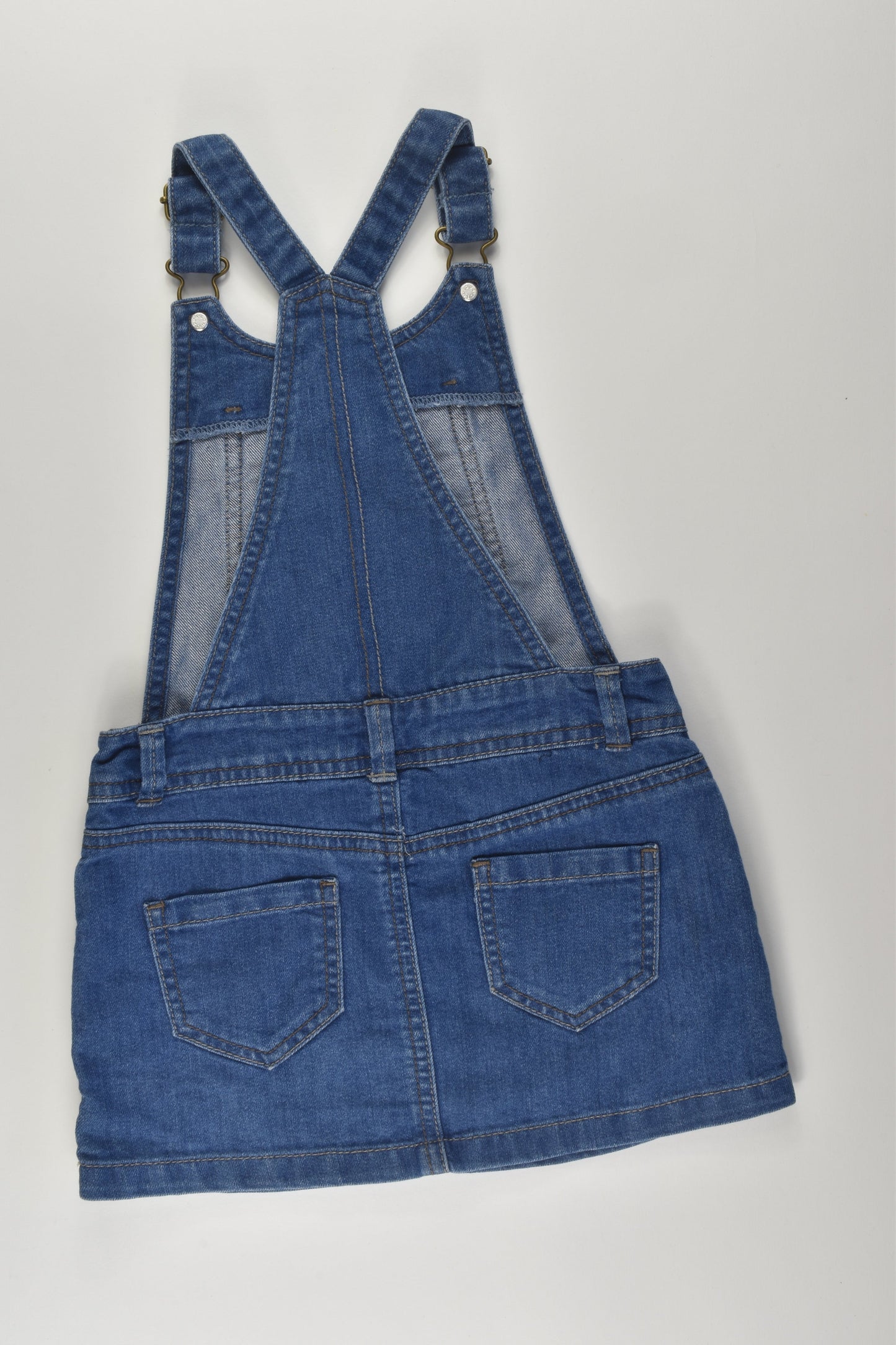 Tu Size 4 Denim Pinafore Dress