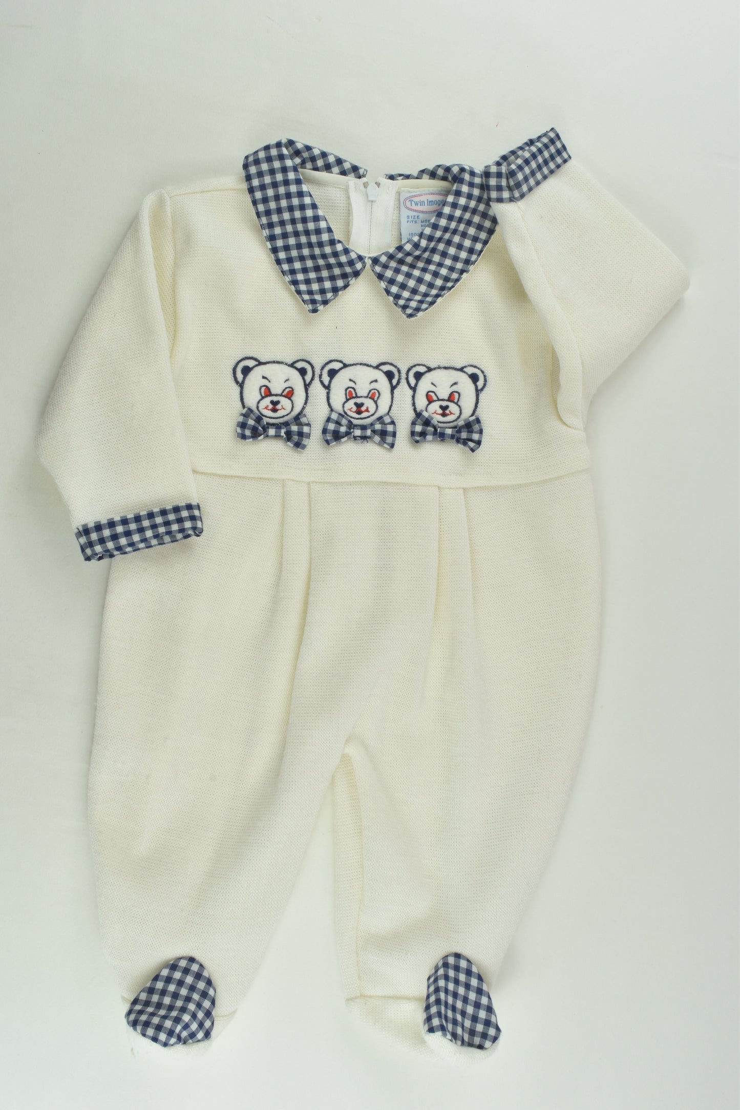 Twin Images Size 000 Vintage Knit Romper
