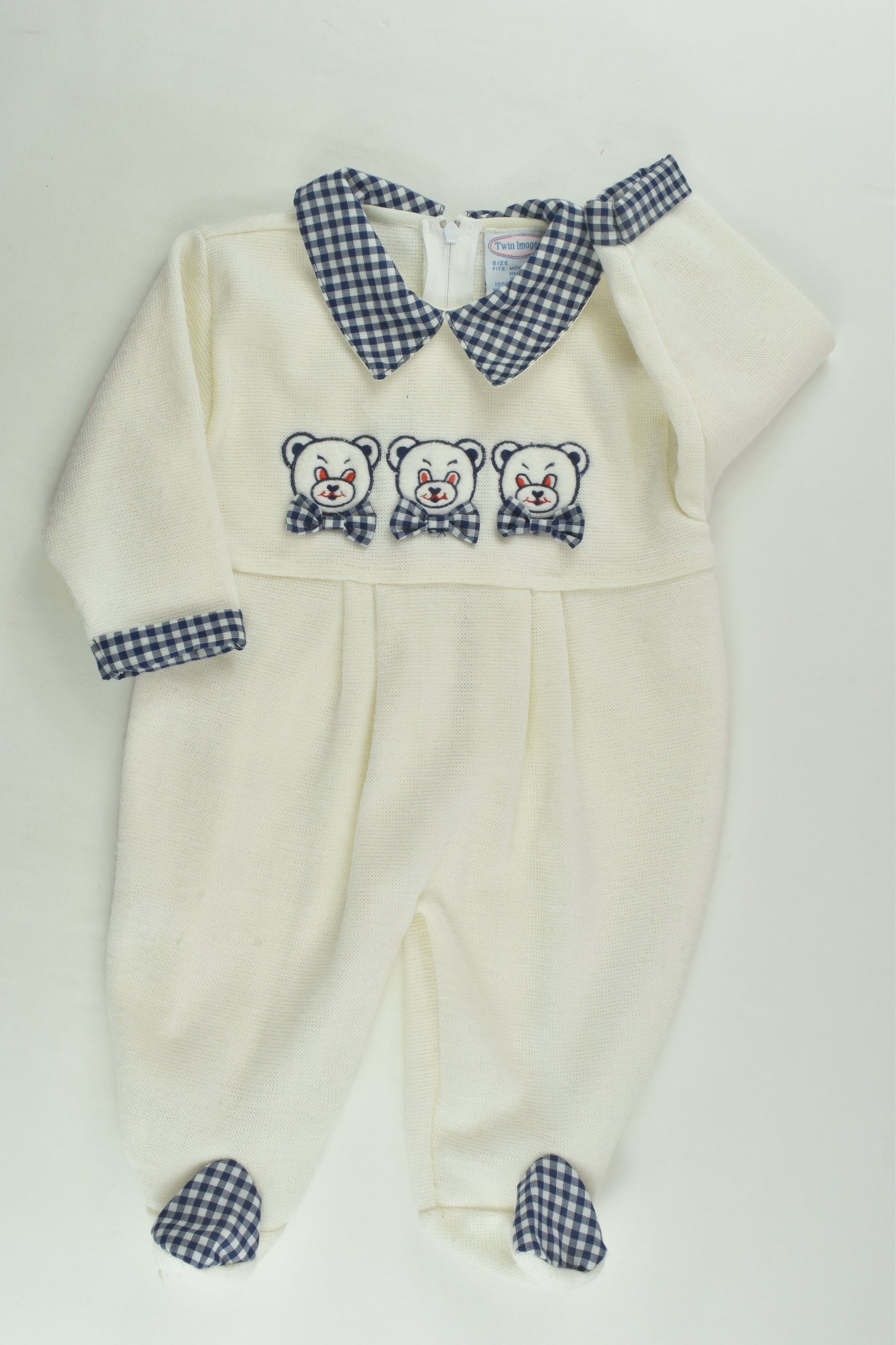 Twin Images Size 000 Vintage Knit Romper