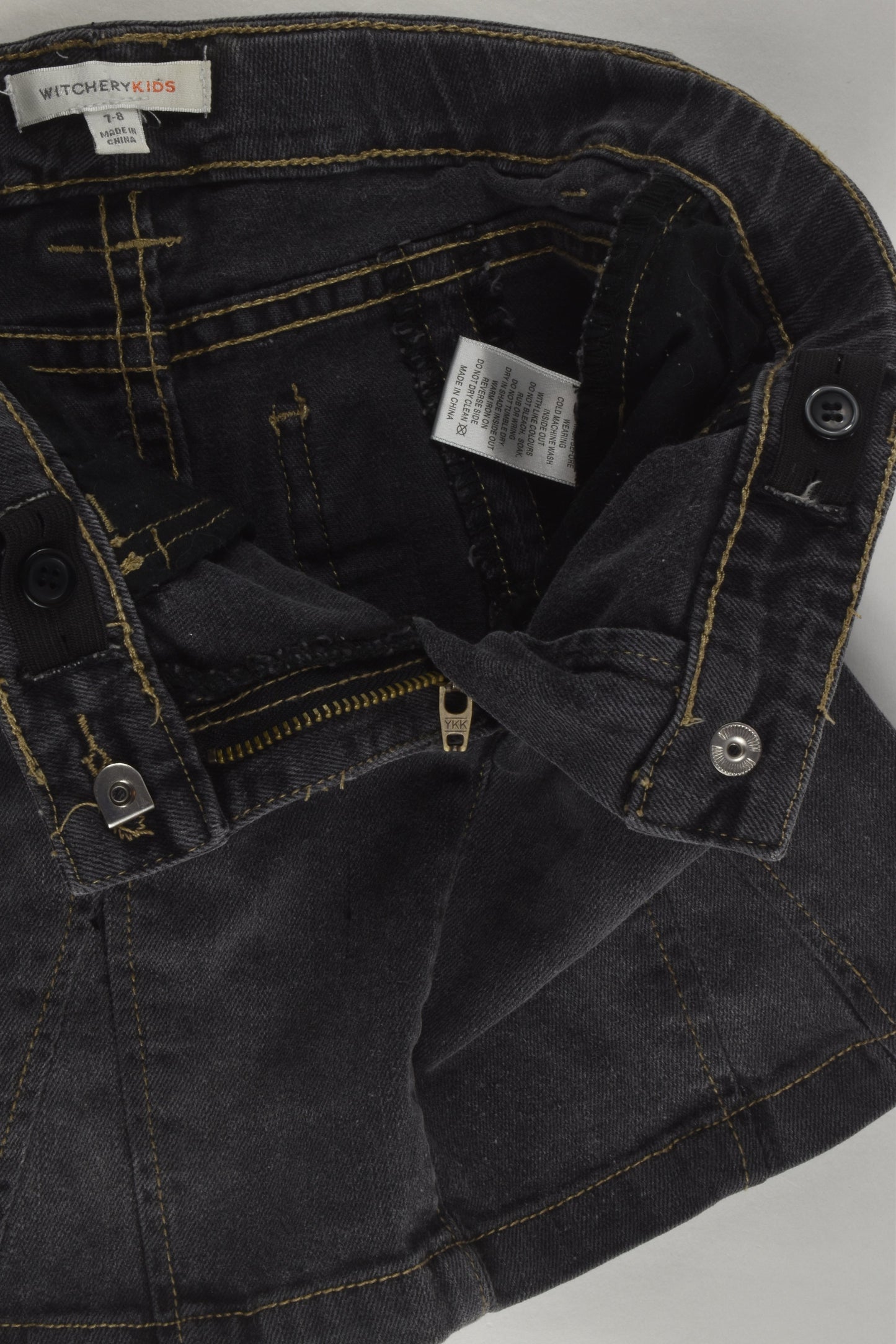 Witchery Kids Size 7-8 Denim Skirt