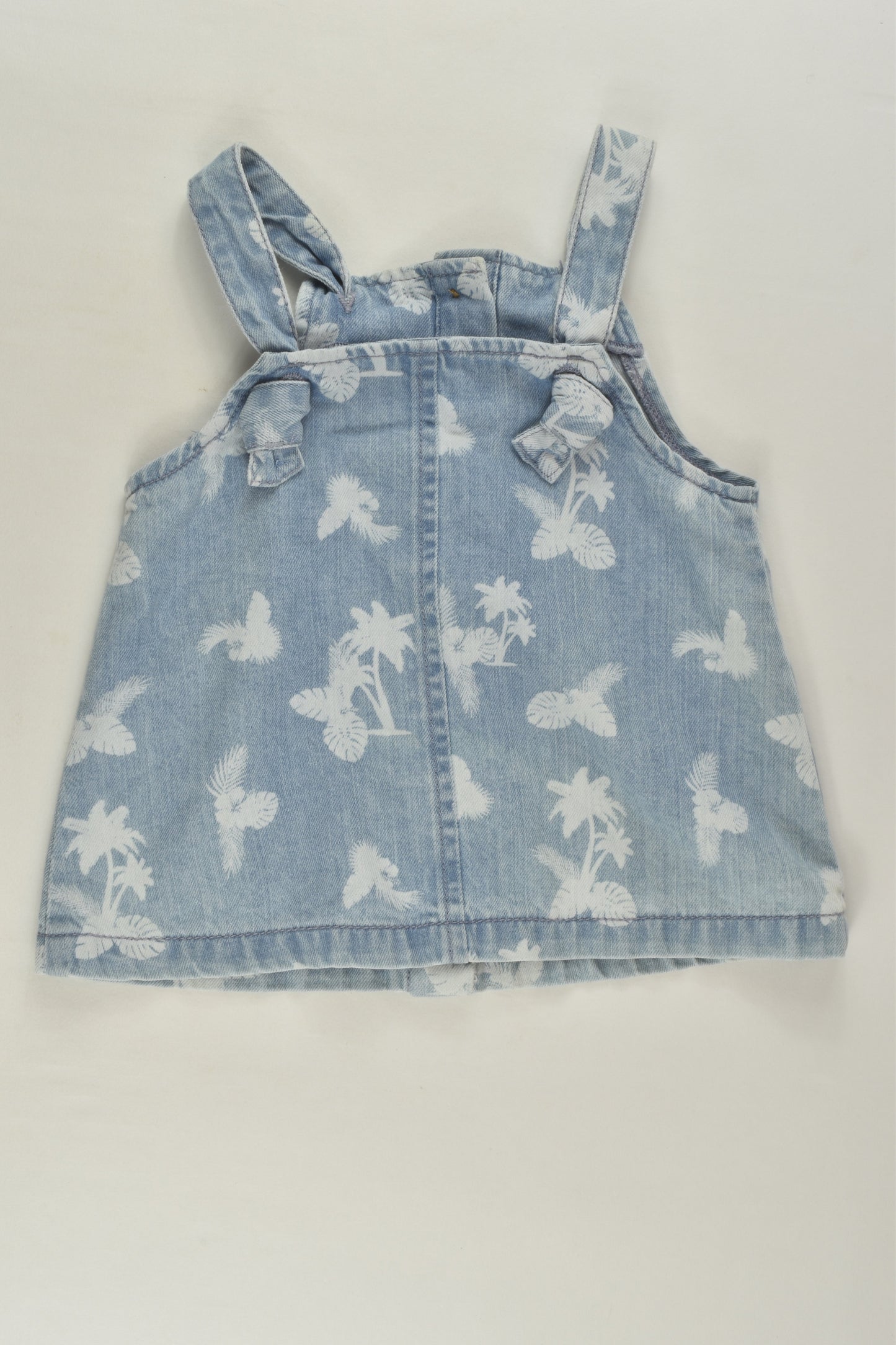 Zara Size 0 (6-9 months, 74 cm) Denim Dress