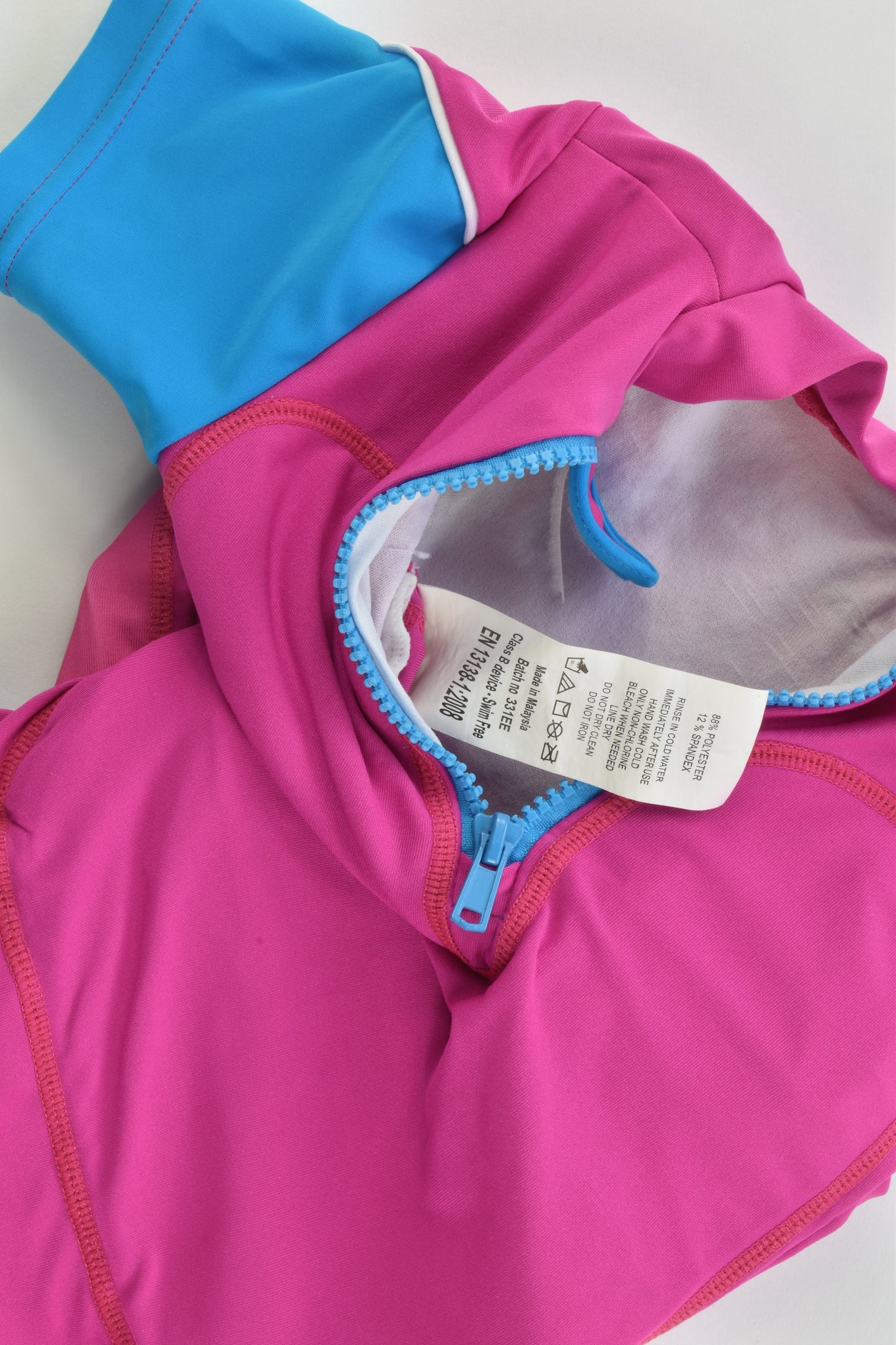Zoggs Size 1-2 Swimsuit with Blow-up Inflatable