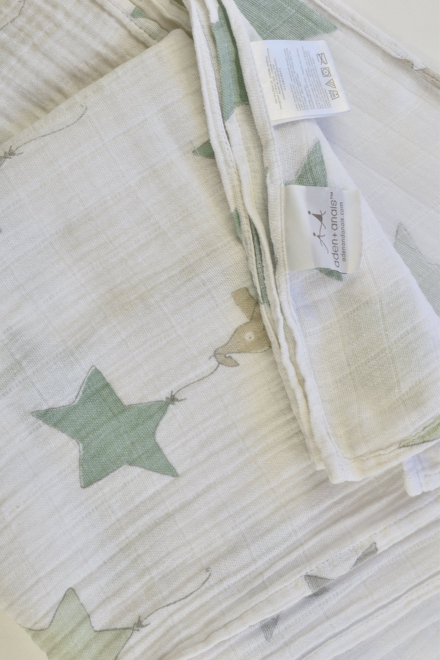 Aden + Anais Elephants and Star Balloons Muslin Wrap