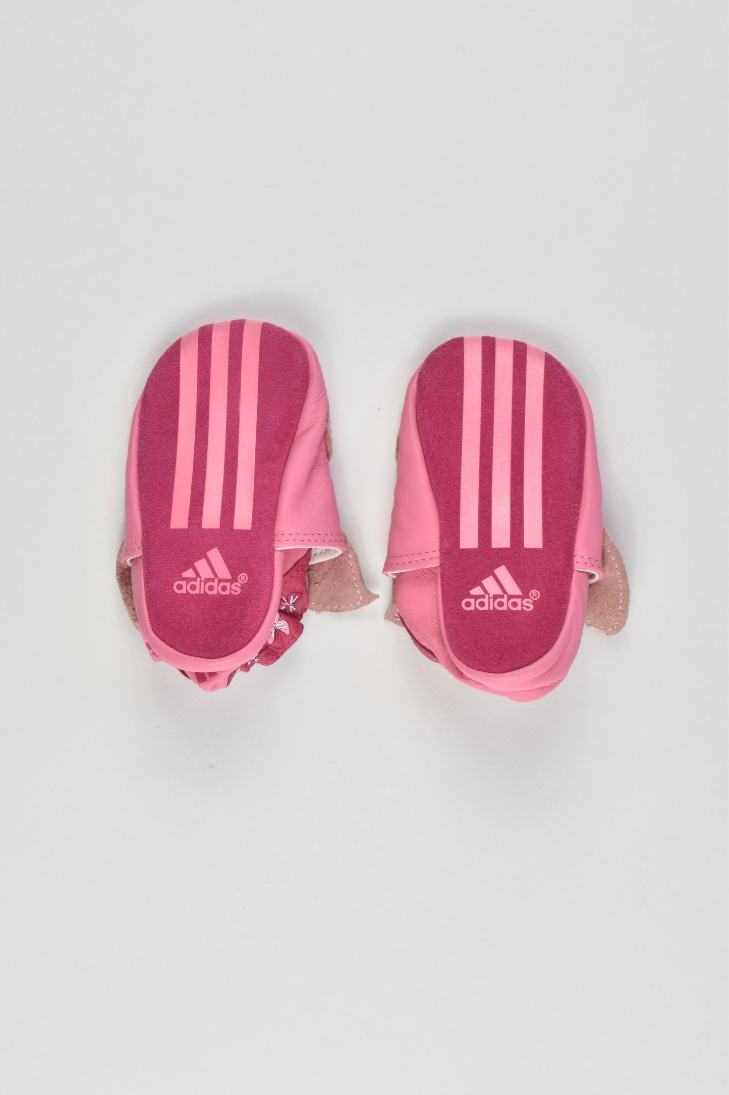 Adidas Size 2 Leather Slippers