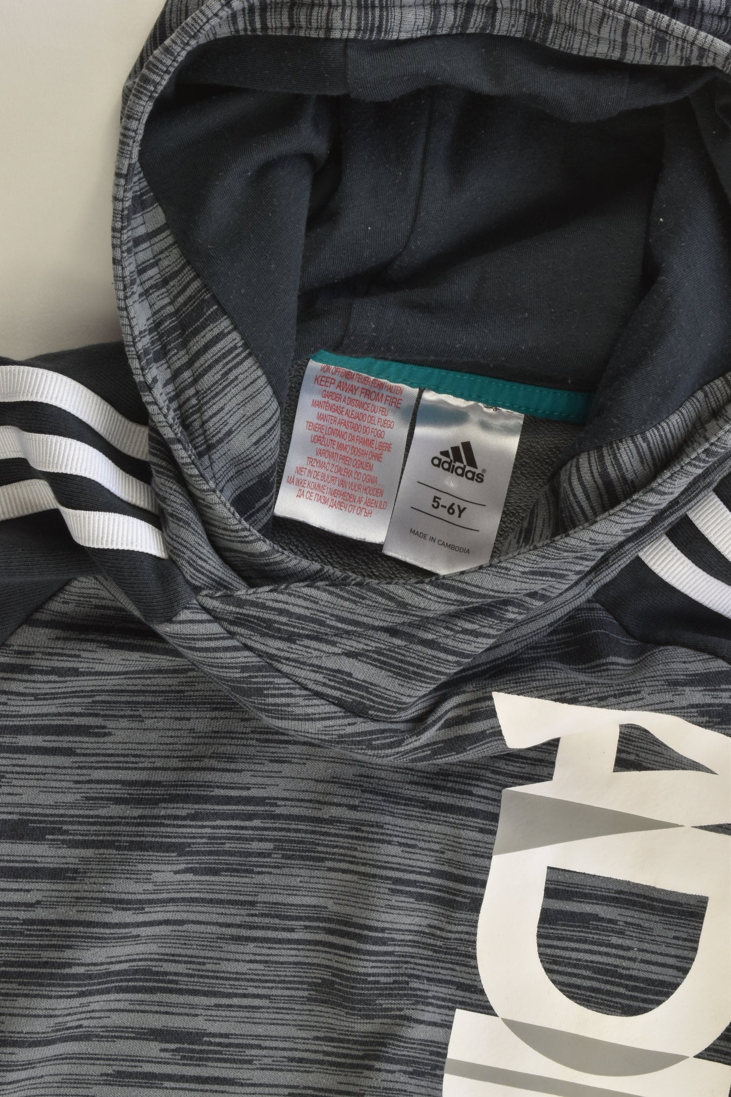 Adidas Size 5-6 Hooded Jumper