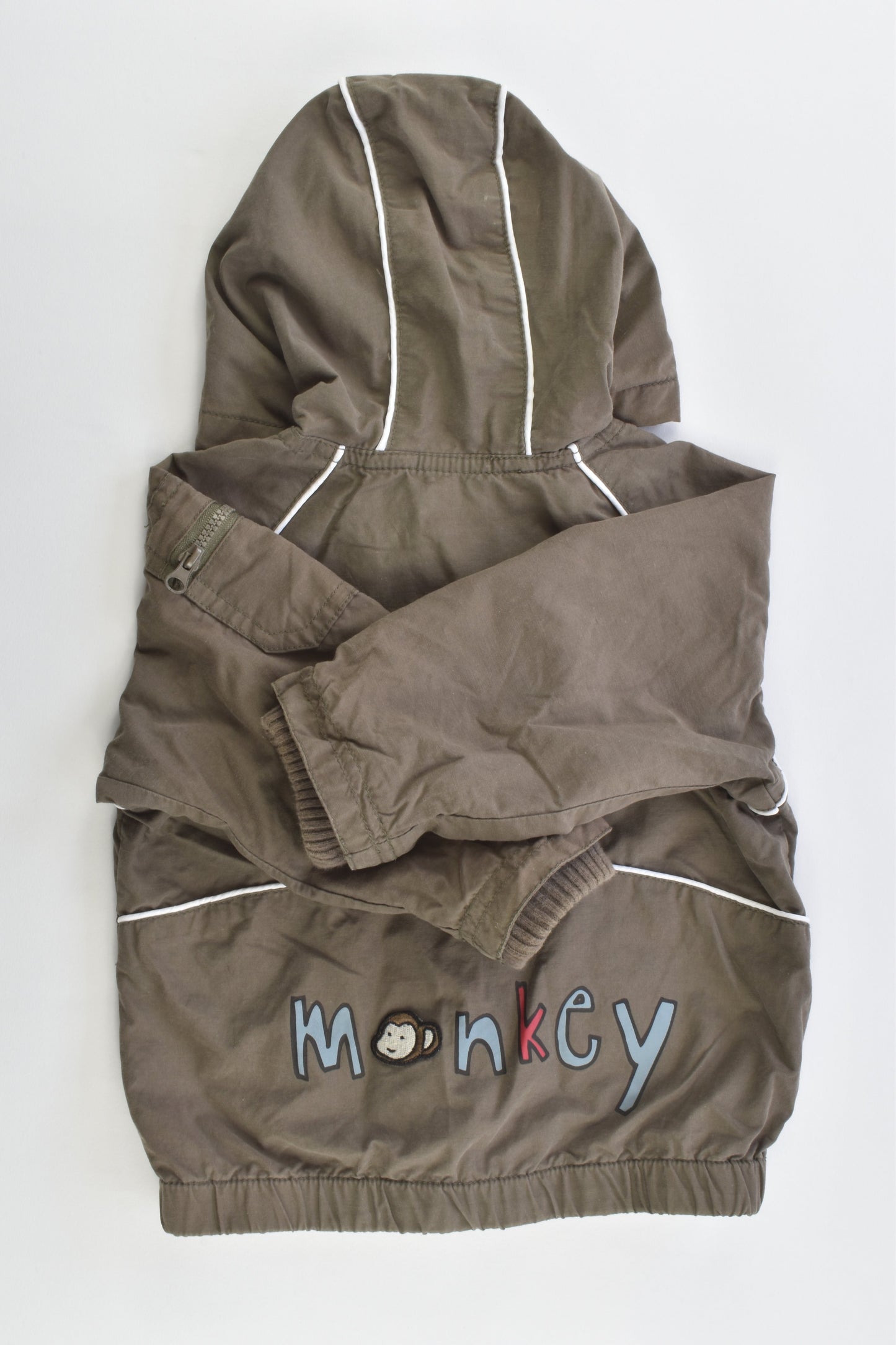 Åhlens (Sweden) Size 0-1 (1 year, 80 cm) Monkey Hooded Jacket