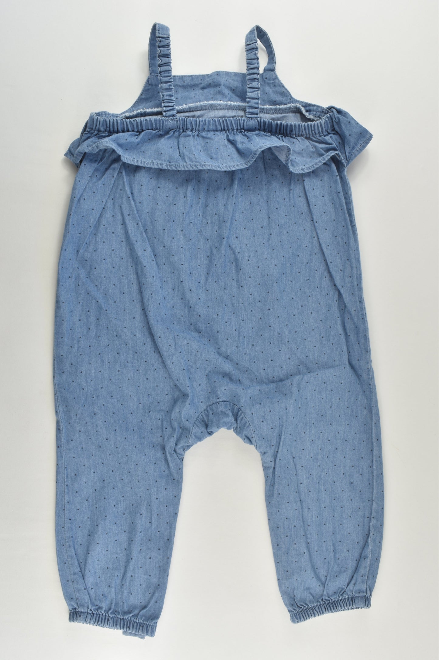 Anko Size 1 Lightweight Denim Playsuit