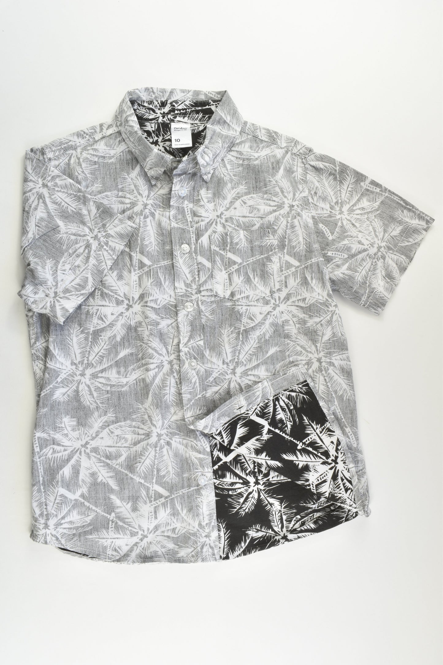 Anko Size 10 Palm Trees Shirt