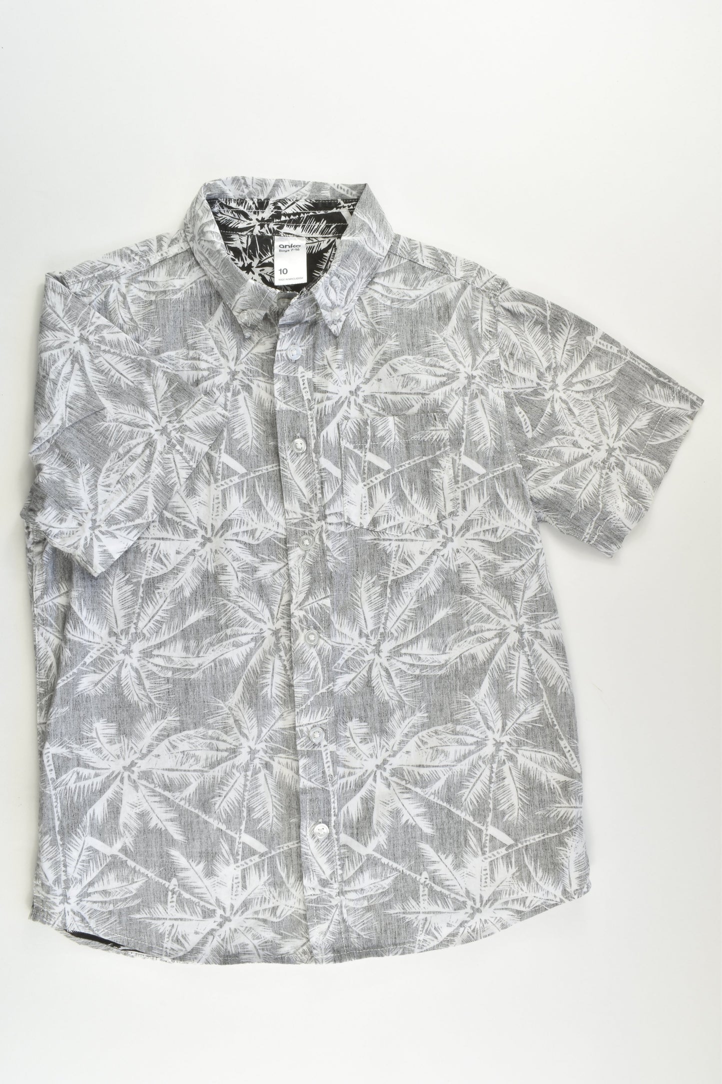 Anko Size 10 Palm Trees Shirt