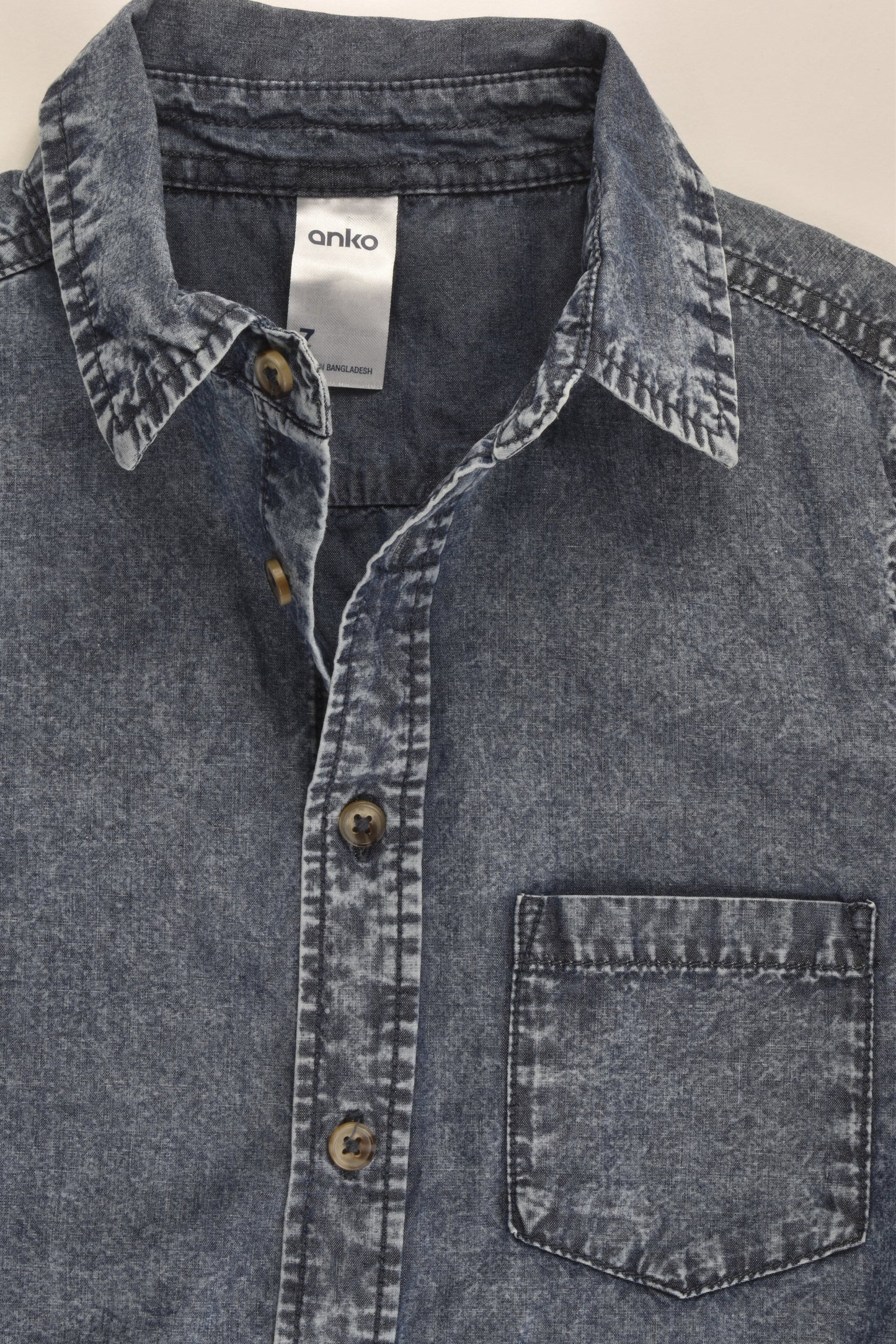 Anko Size 7 Denim-like Shirt