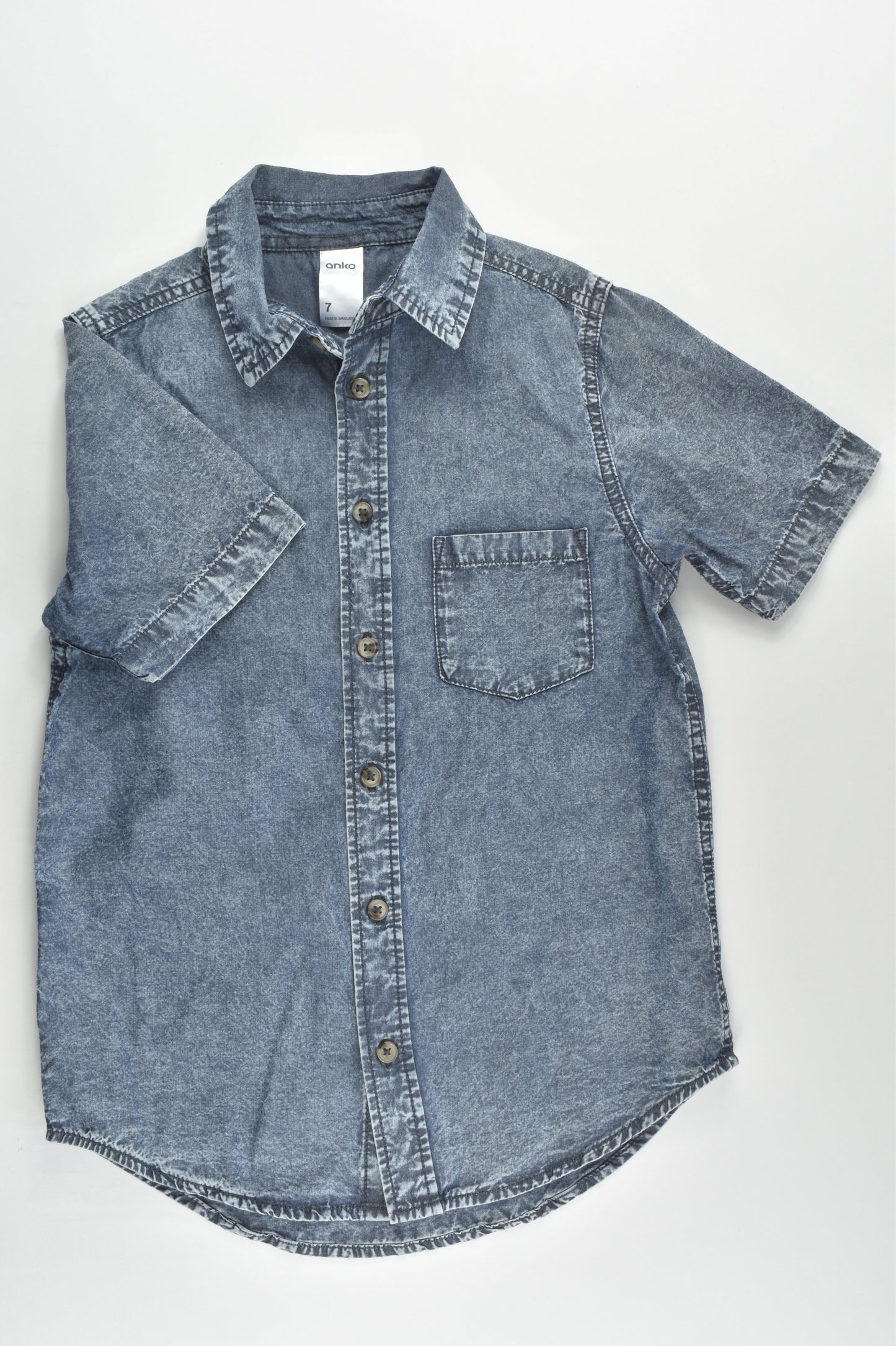 Anko Size 7 Denim-like Shirt