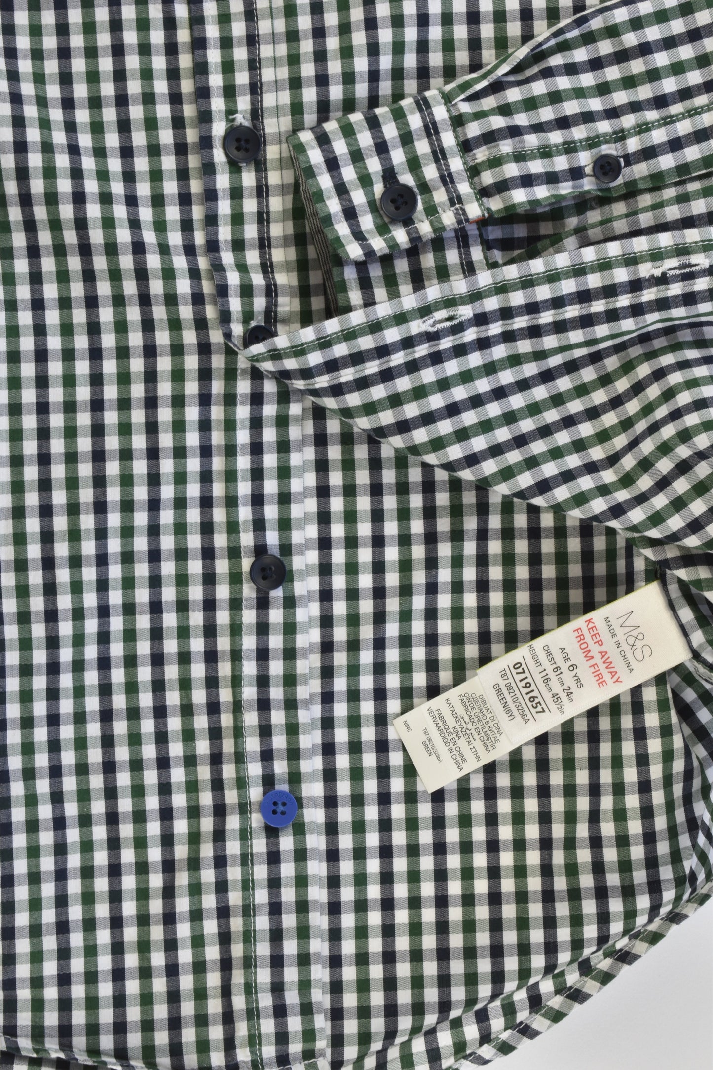 Autograph by M&S Size 6 Checked Collared Shirt