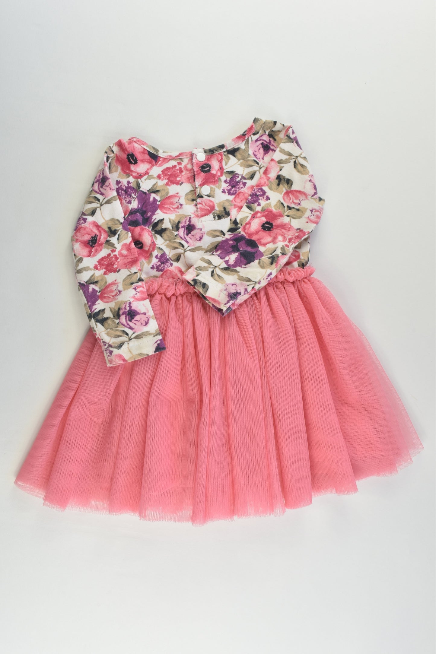 Baby Charlie & Me Size 0 (6-12 months) Floral Tulle Dress