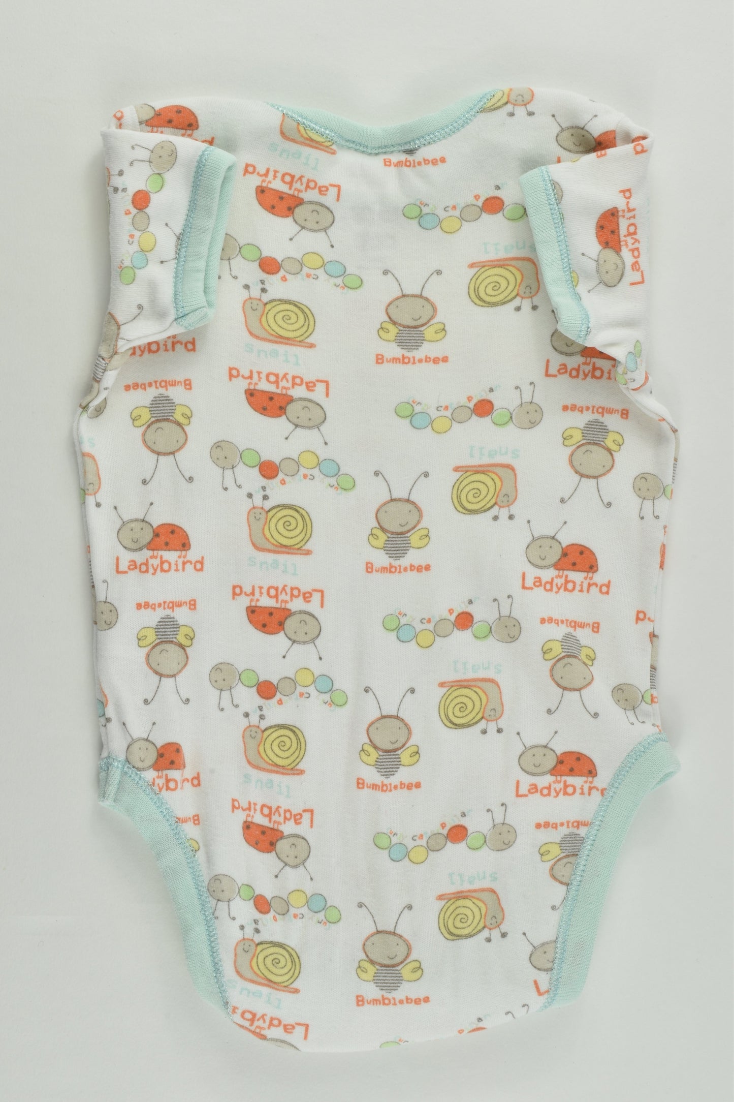 Baby Club Size 000 Bumblebees and Other Animals Bodysuit