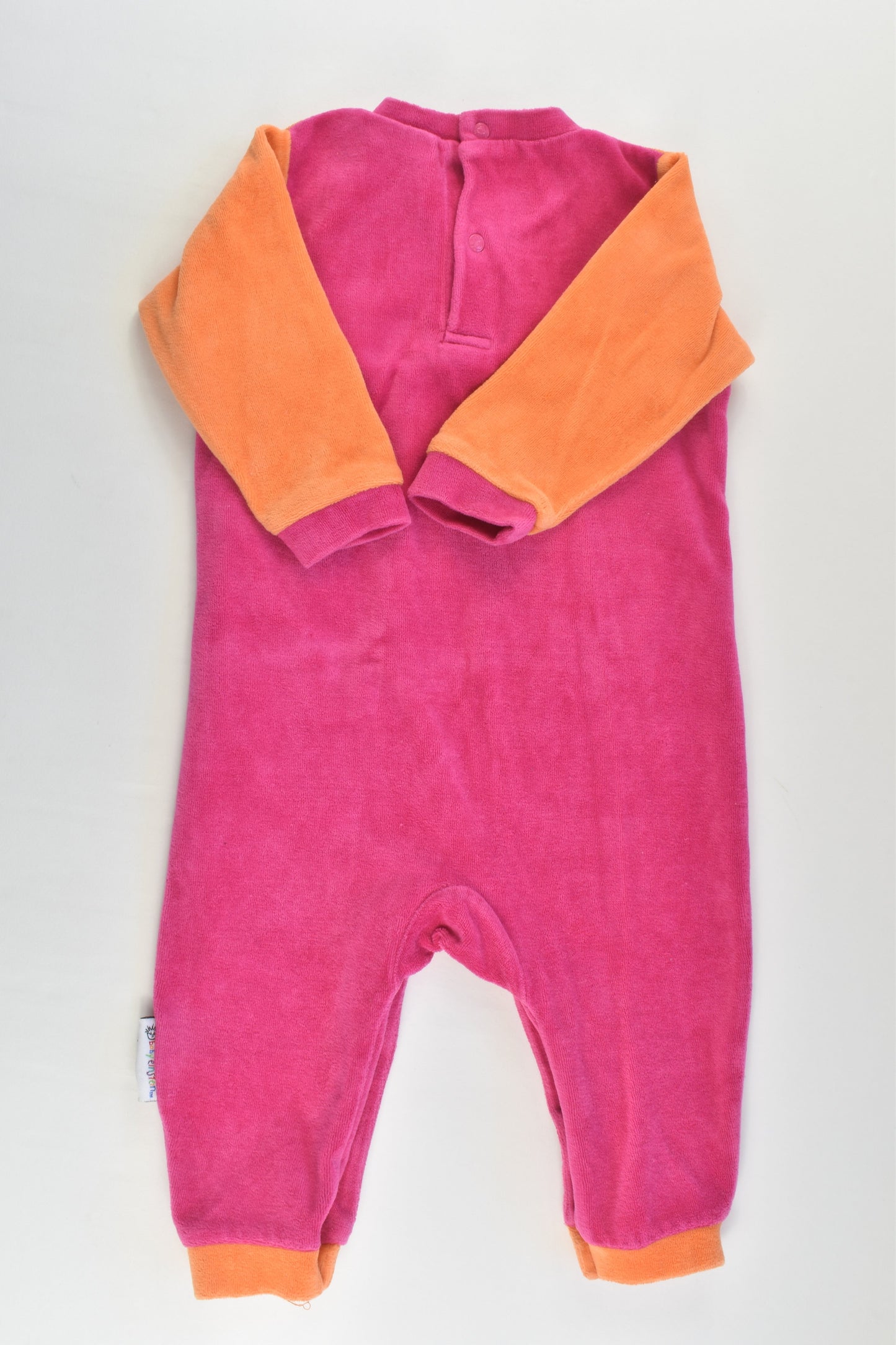 Baby Einstein Size 00 'C Is For Catepillar' Velour Romper
