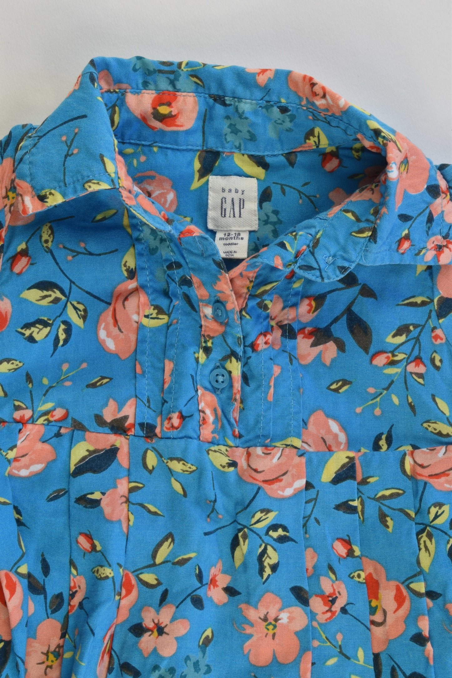 Baby Gap Size 12-18 months Floral Dress/Tunic