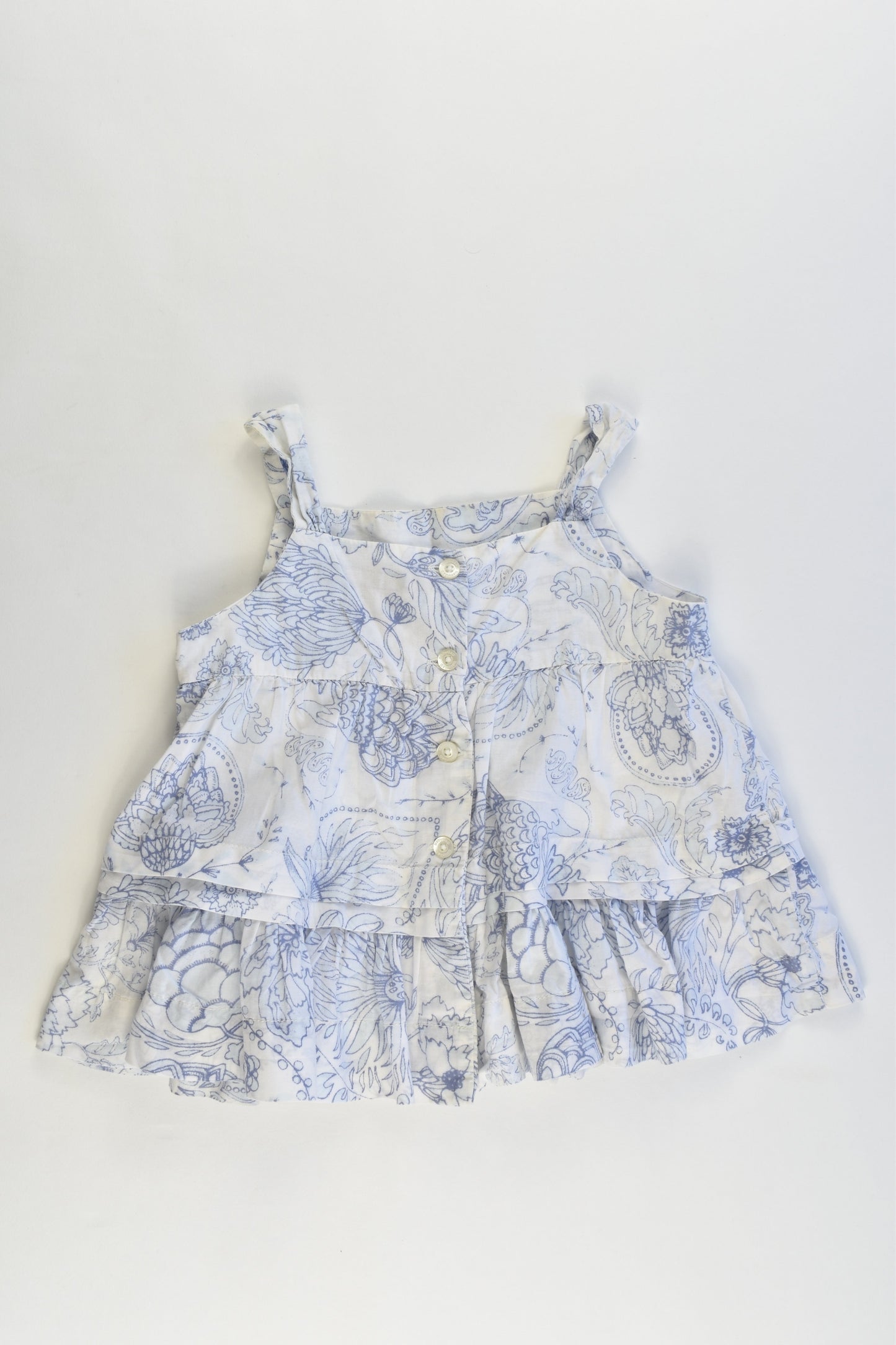 Baby Gap Size 18-24 months Ruffle Blouse
