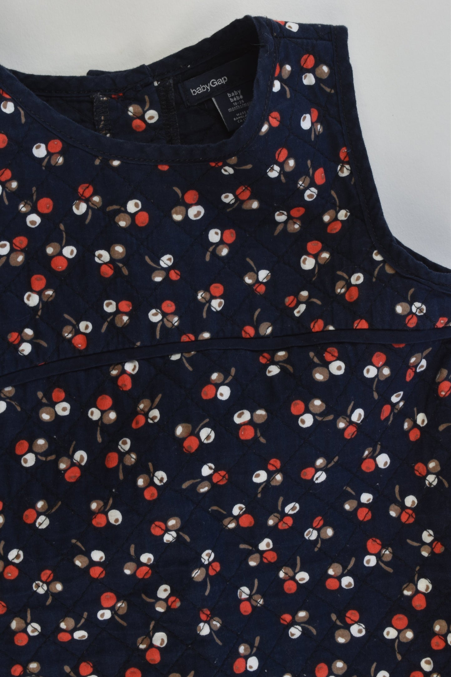 Baby Gap Size 18-24 months Very lightly padded Berries Dress