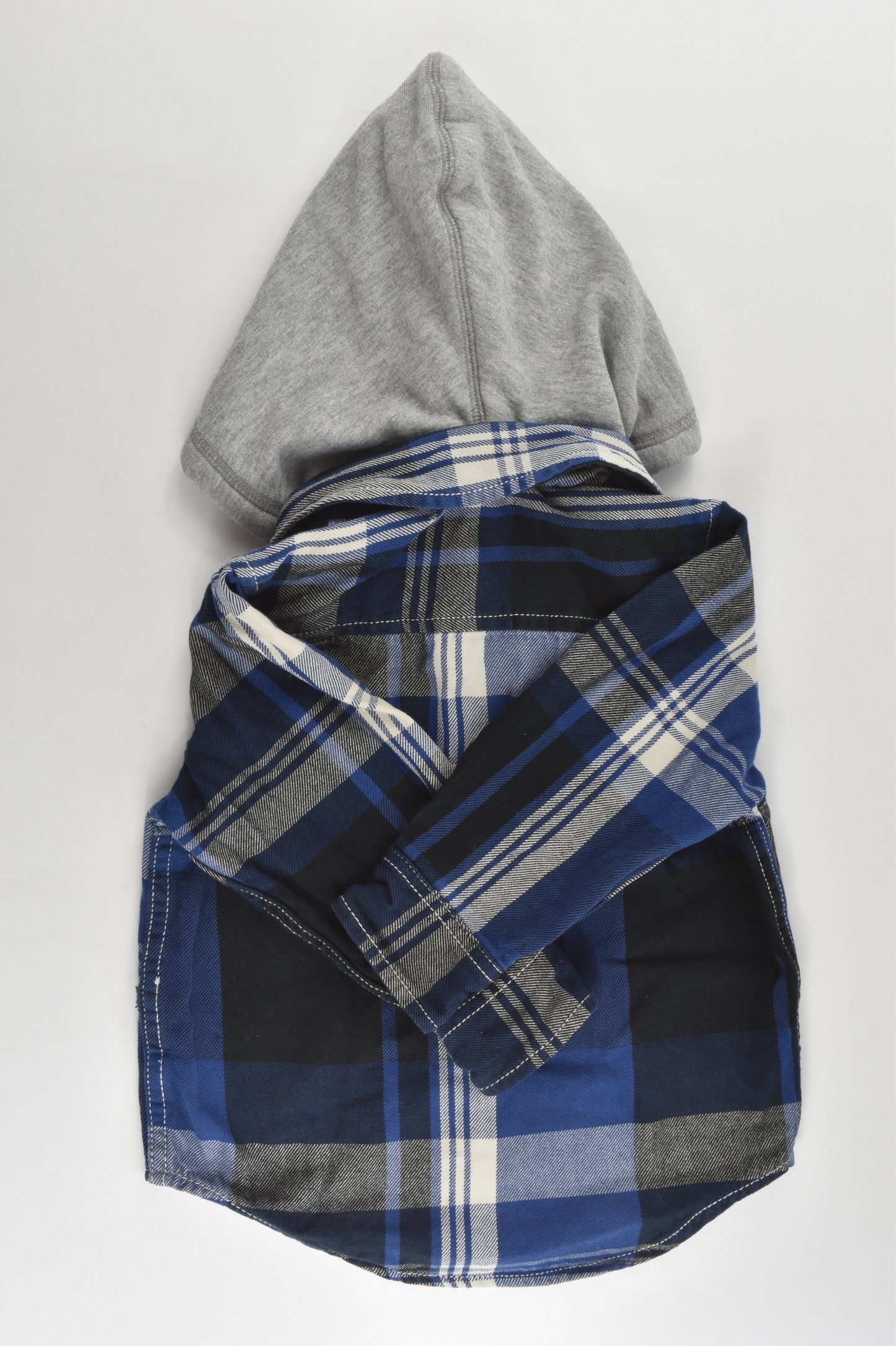 Baby Gap Size 2 Hooded Checked Jumper